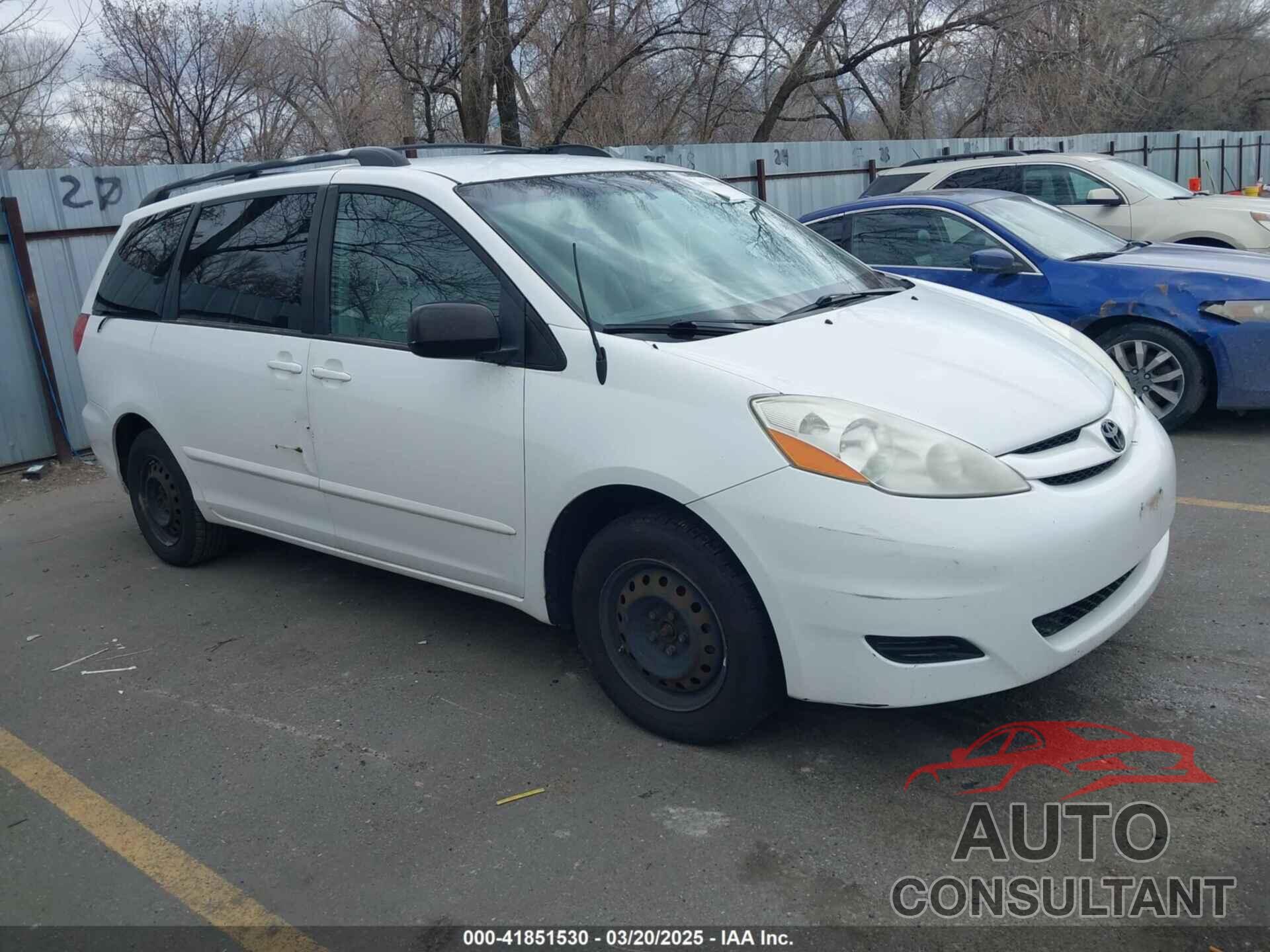 TOYOTA SIENNA 2009 - 5TDZK23C09S252649