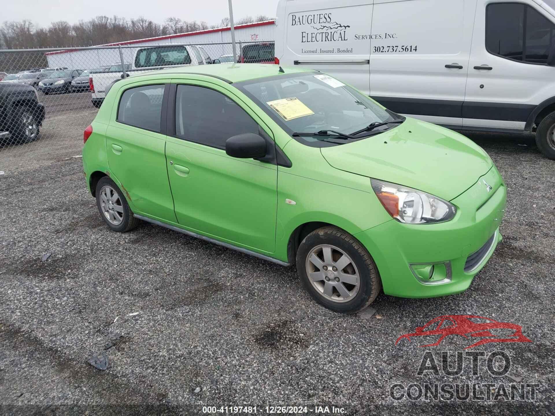 MITSUBISHI MIRAGE 2014 - ML32A4HJ5EH018239