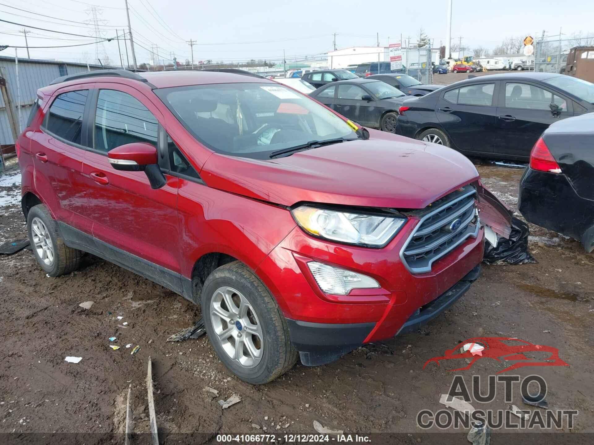 FORD ECOSPORT 2022 - MAJ6S3GL6NC465545