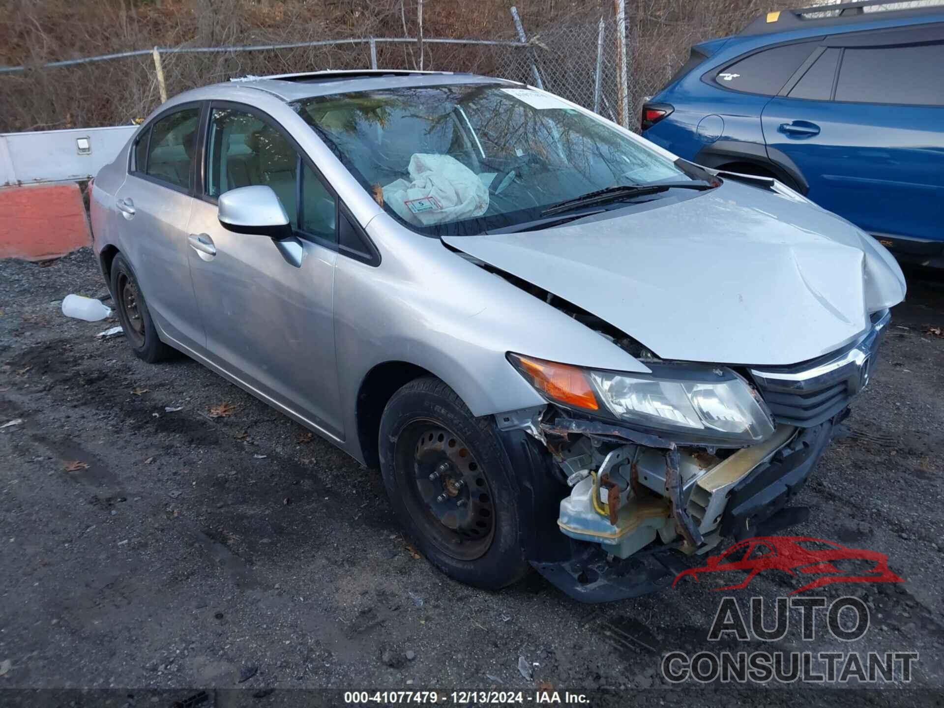 HONDA CIVIC 2012 - 2HGFB2F86CH312306