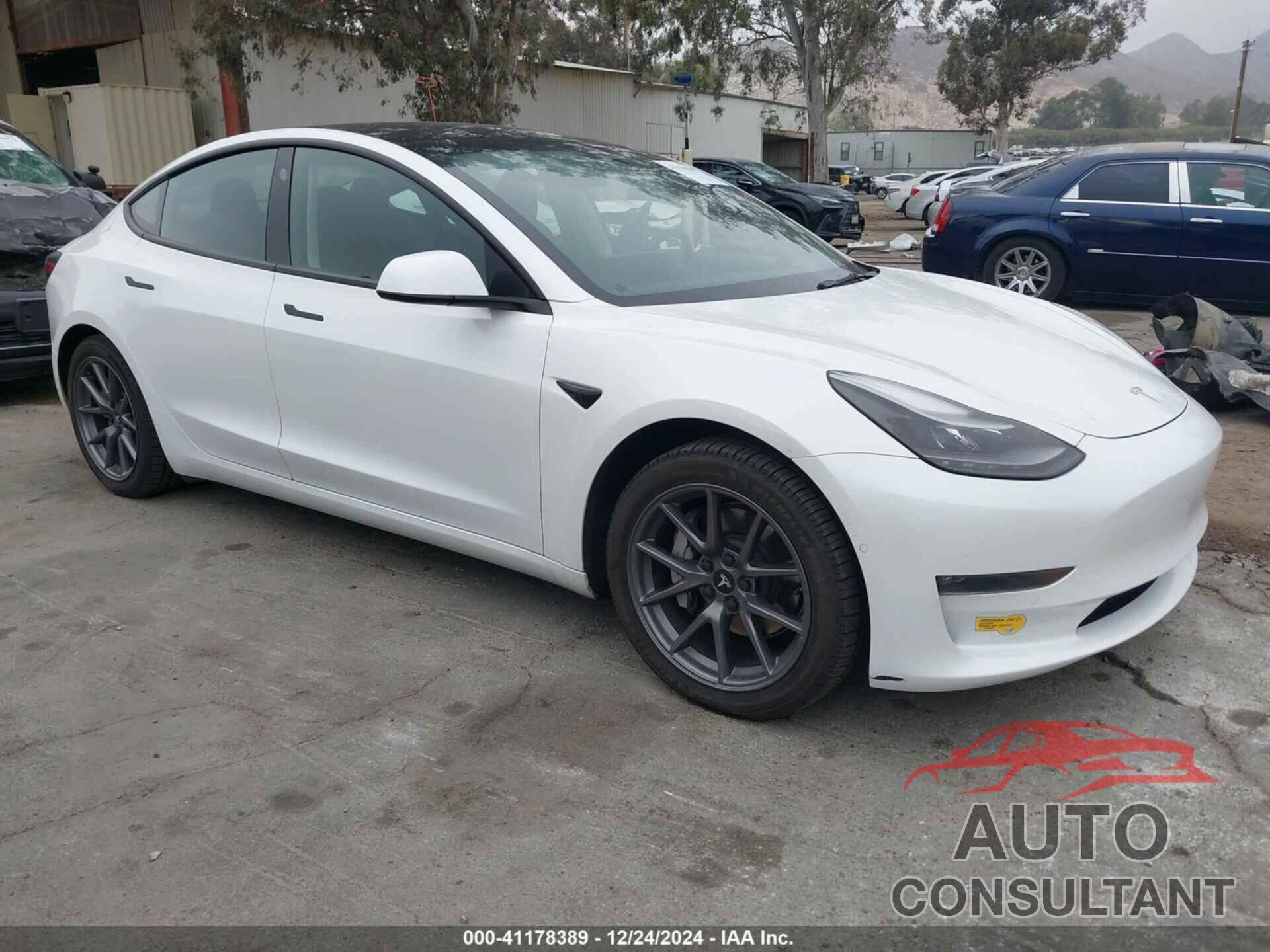 TESLA MODEL 3 2022 - 5YJ3E1EBXNF167988