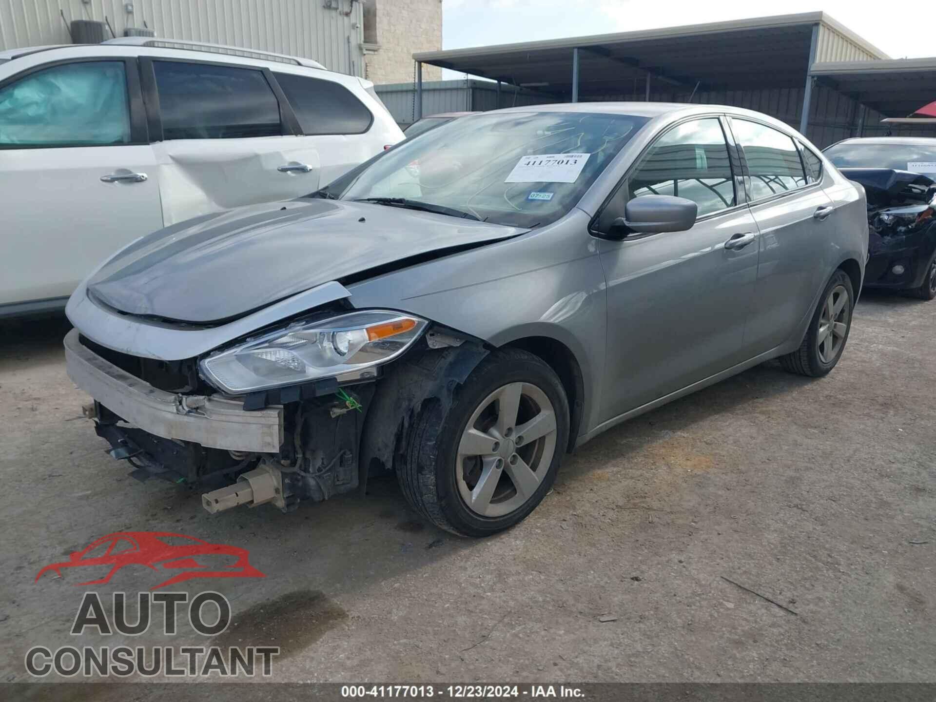DODGE DART 2015 - 1C3CDFBB8FD336536