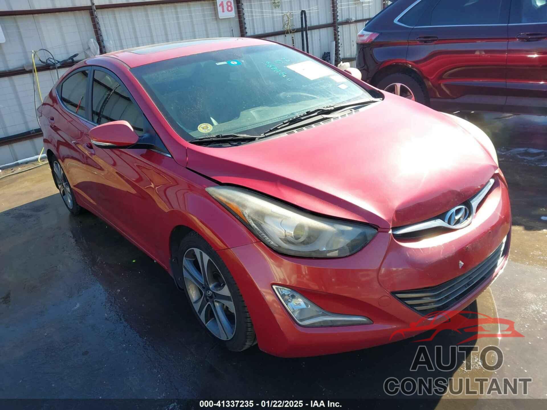 HYUNDAI ELANTRA 2014 - KMHDH4AHXEU079551