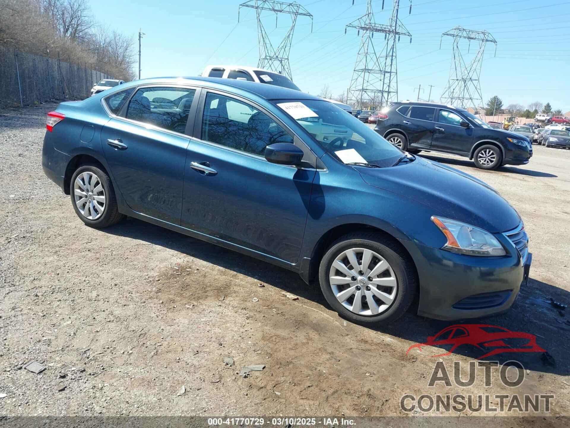 NISSAN SENTRA 2013 - 1N4AB7AP4DN905908