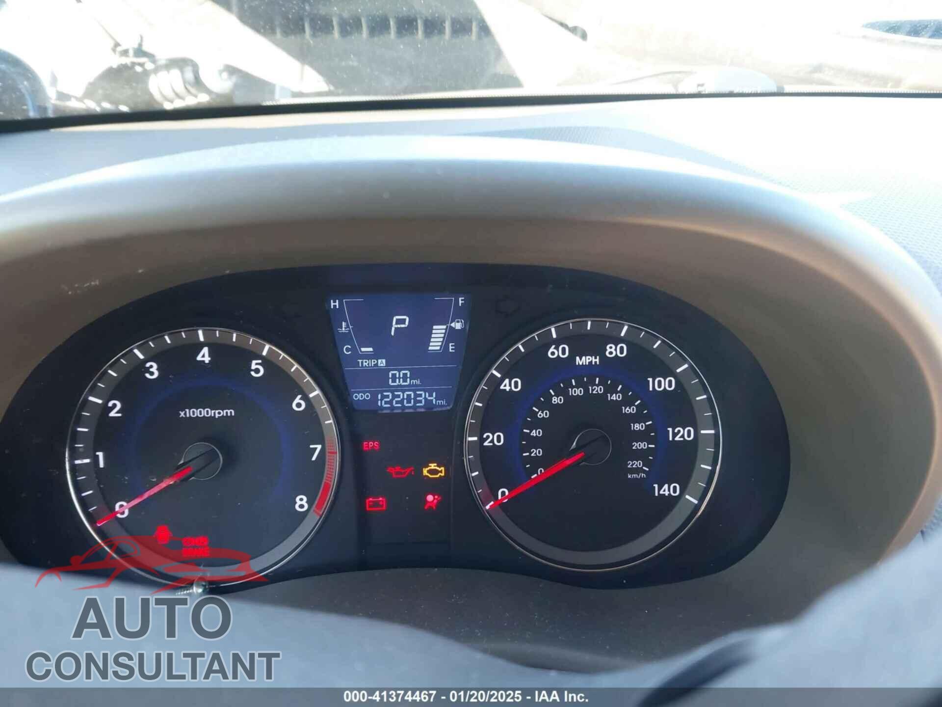 HYUNDAI ACCENT 2013 - KMHCT4AE8DU488730