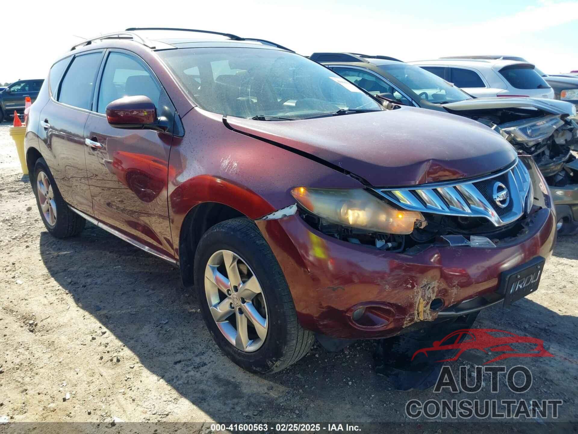 NISSAN MURANO 2010 - JN8AZ1MW1AW129642