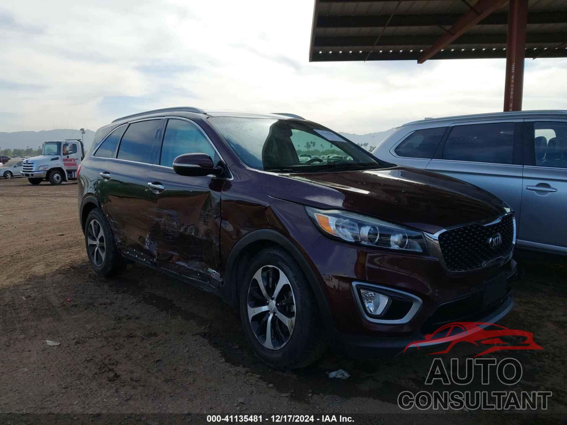 KIA SORENTO 2017 - 5XYPHDA52HG200523