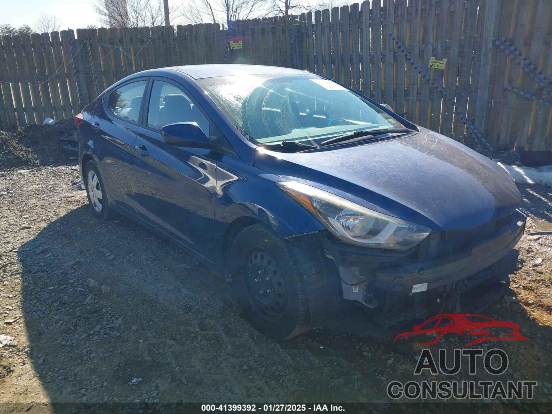 HYUNDAI ELANTRA 2016 - 5NPDH4AE5GH793885