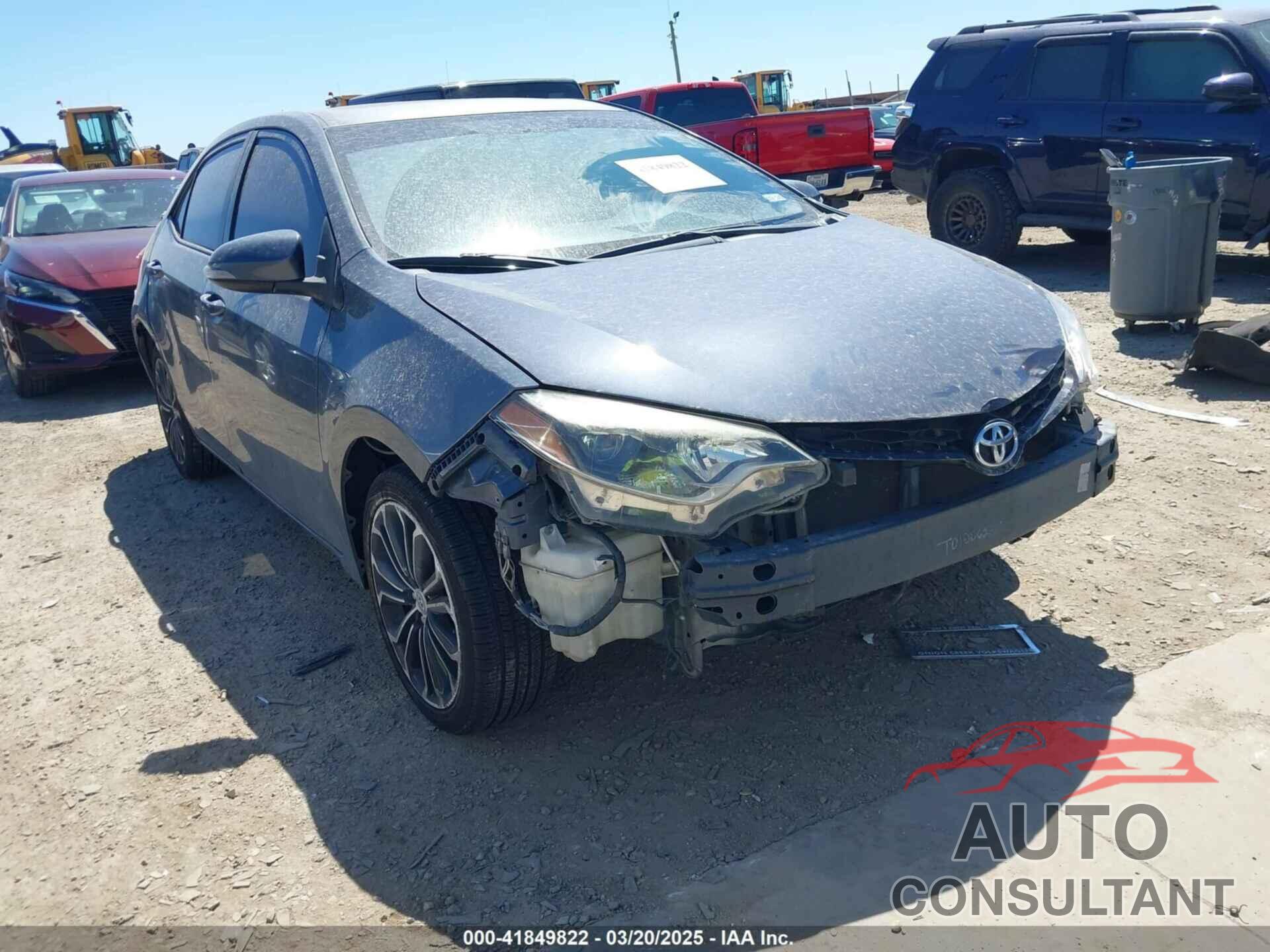 TOYOTA COROLLA 2014 - 5YFBURHEXEP077344
