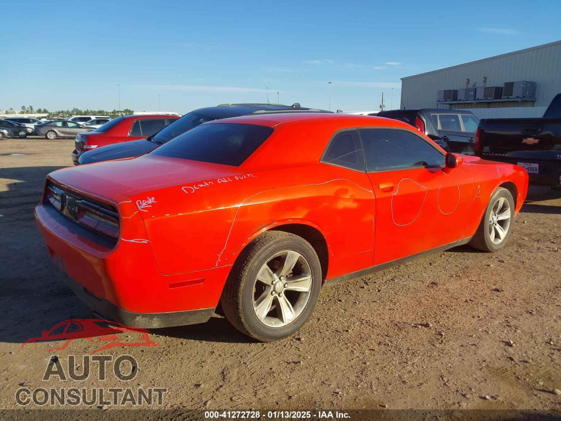 DODGE CHALLENGER 2016 - 2C3CDZAGXGH306876