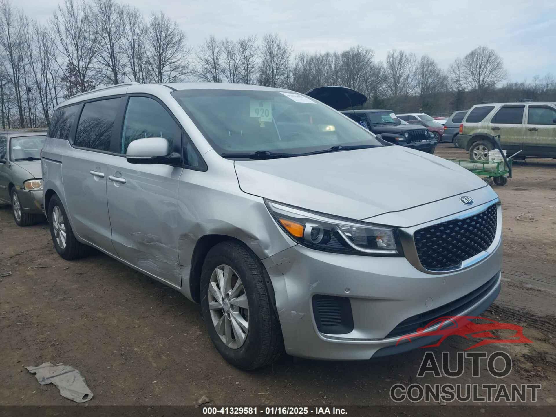 KIA SEDONA 2017 - KNDMB5C16H6312913