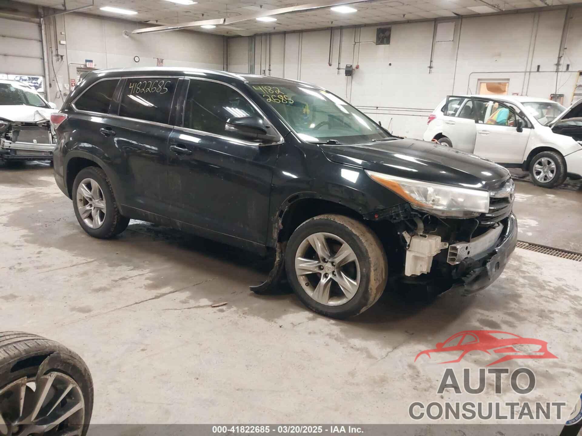 TOYOTA HIGHLANDER 2015 - 5TDYKRFH9FS050982