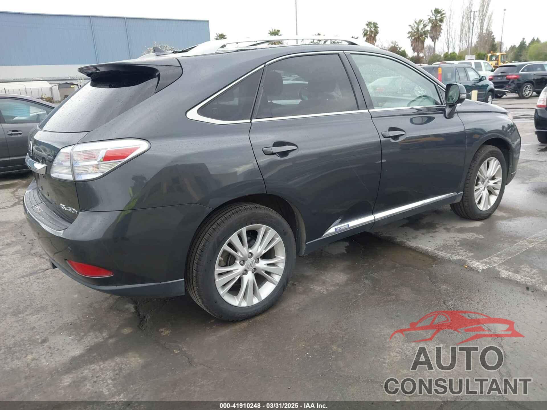 LEXUS RX 450H 2010 - JTJBC1BA7A2415024
