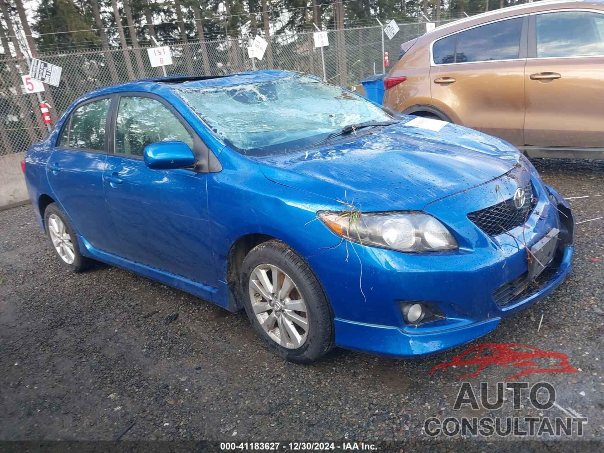 TOYOTA COROLLA 2009 - 1NXBU40E79Z126258