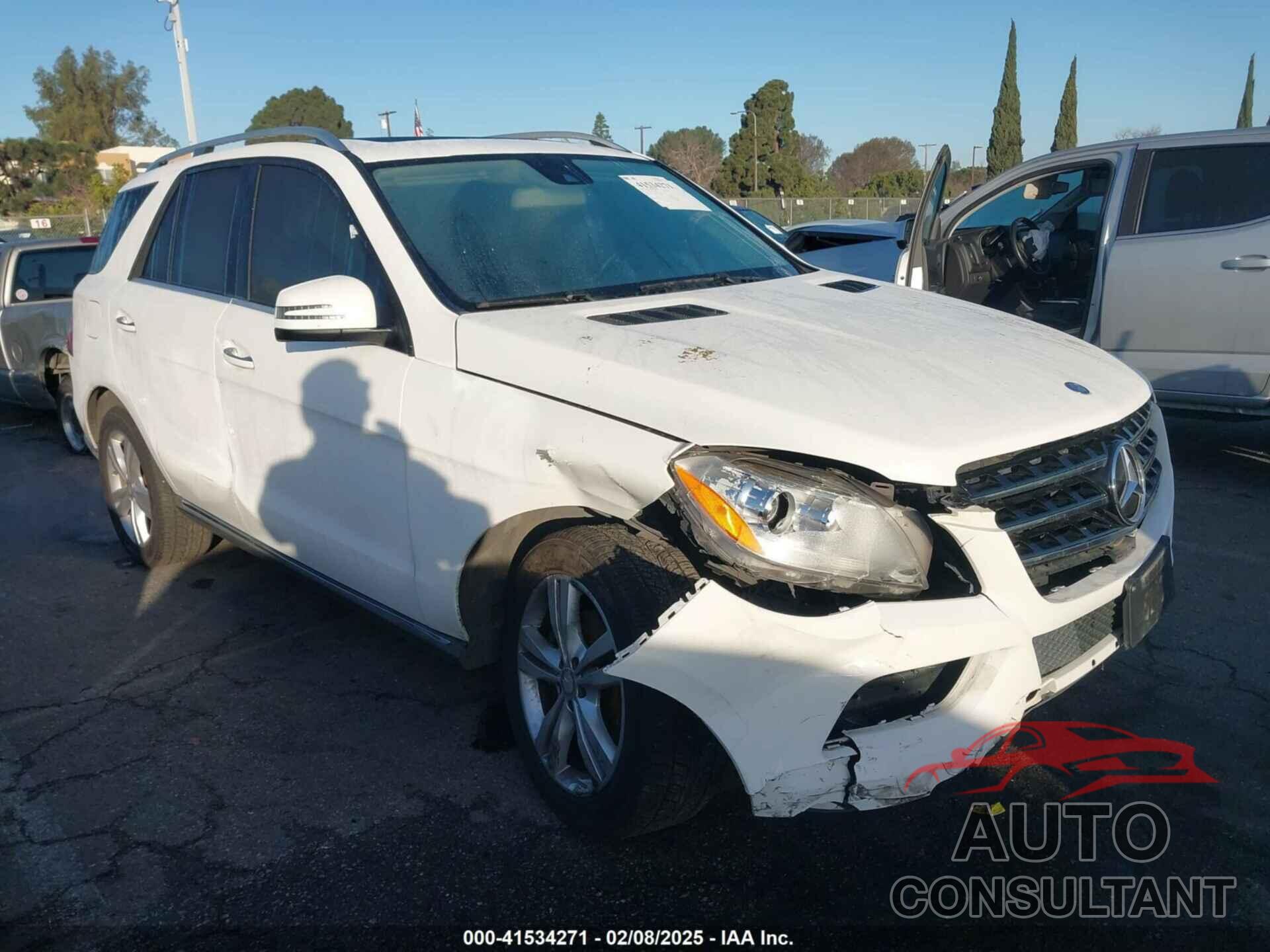 MERCEDES-BENZ ML 350 2014 - 4JGDA5JB2EA404510