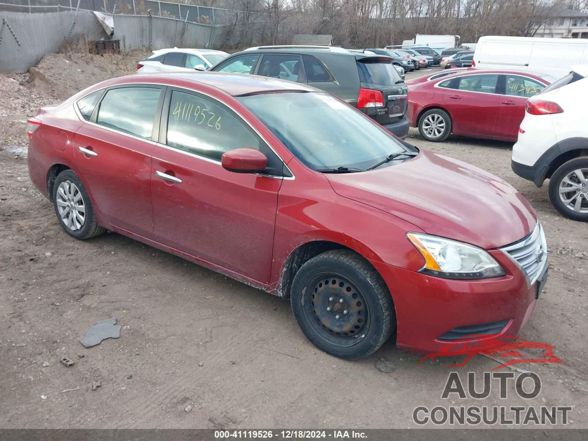 NISSAN SENTRA 2015 - 3N1AB7AP9FL672253