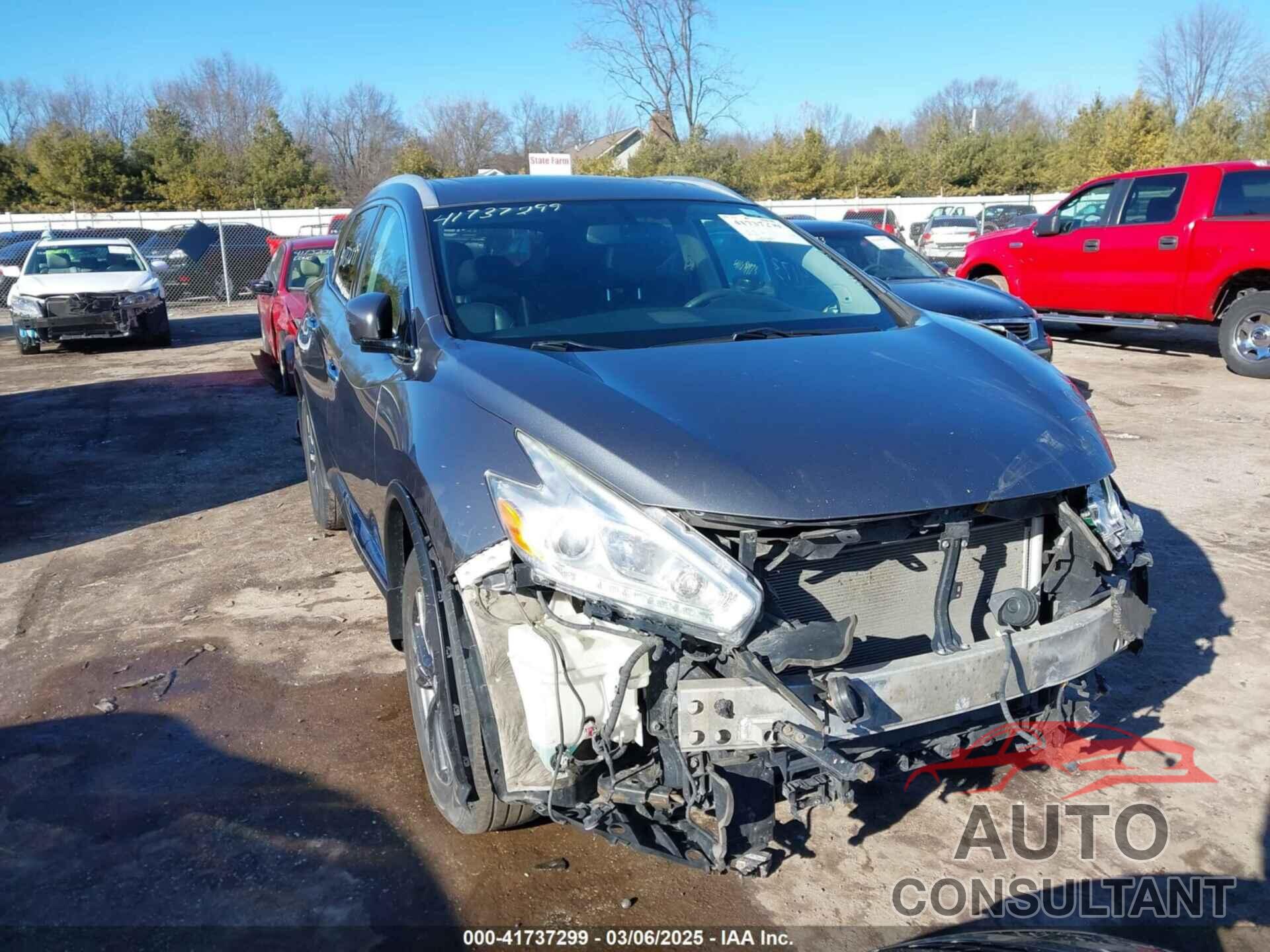 NISSAN MURANO 2017 - 5N1AZ2MH5HN160553