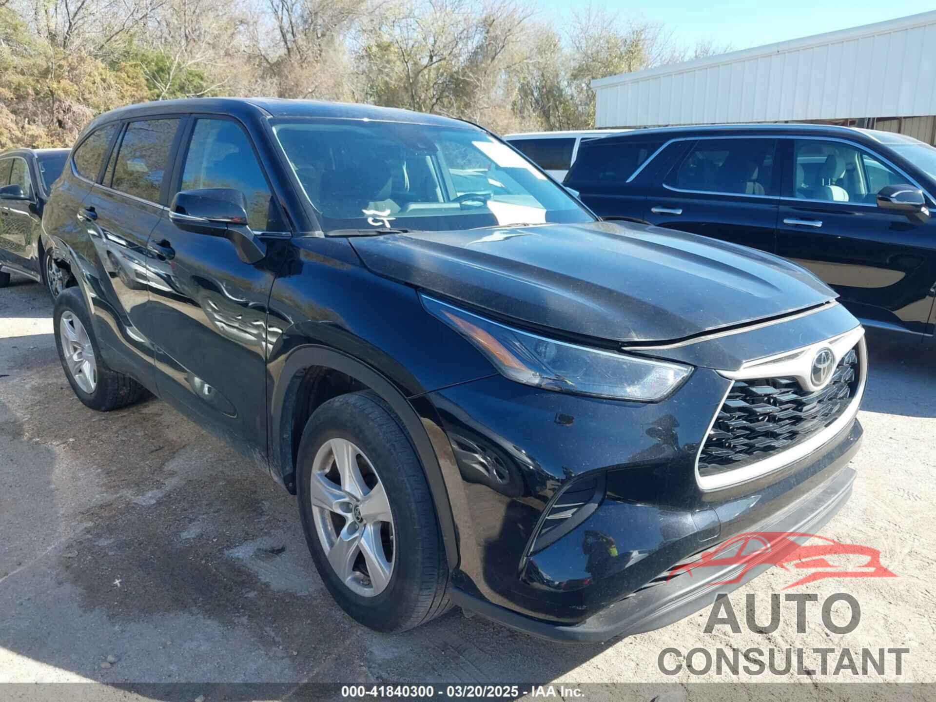 TOYOTA HIGHLANDER 2023 - 5TDKDRAH9PS046701