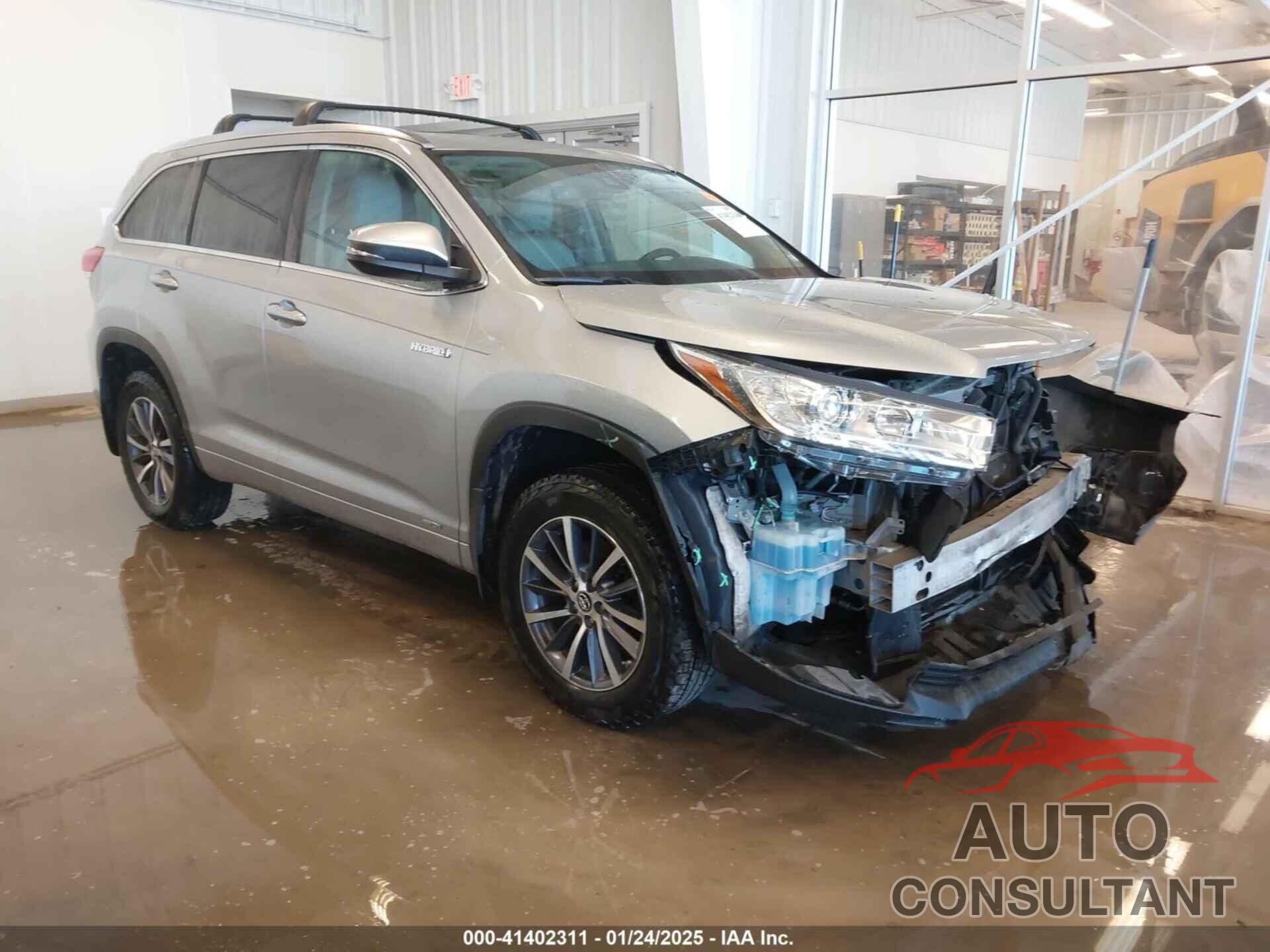 TOYOTA HIGHLANDER HYBRID 2017 - 5TDJGRFH3HS023895