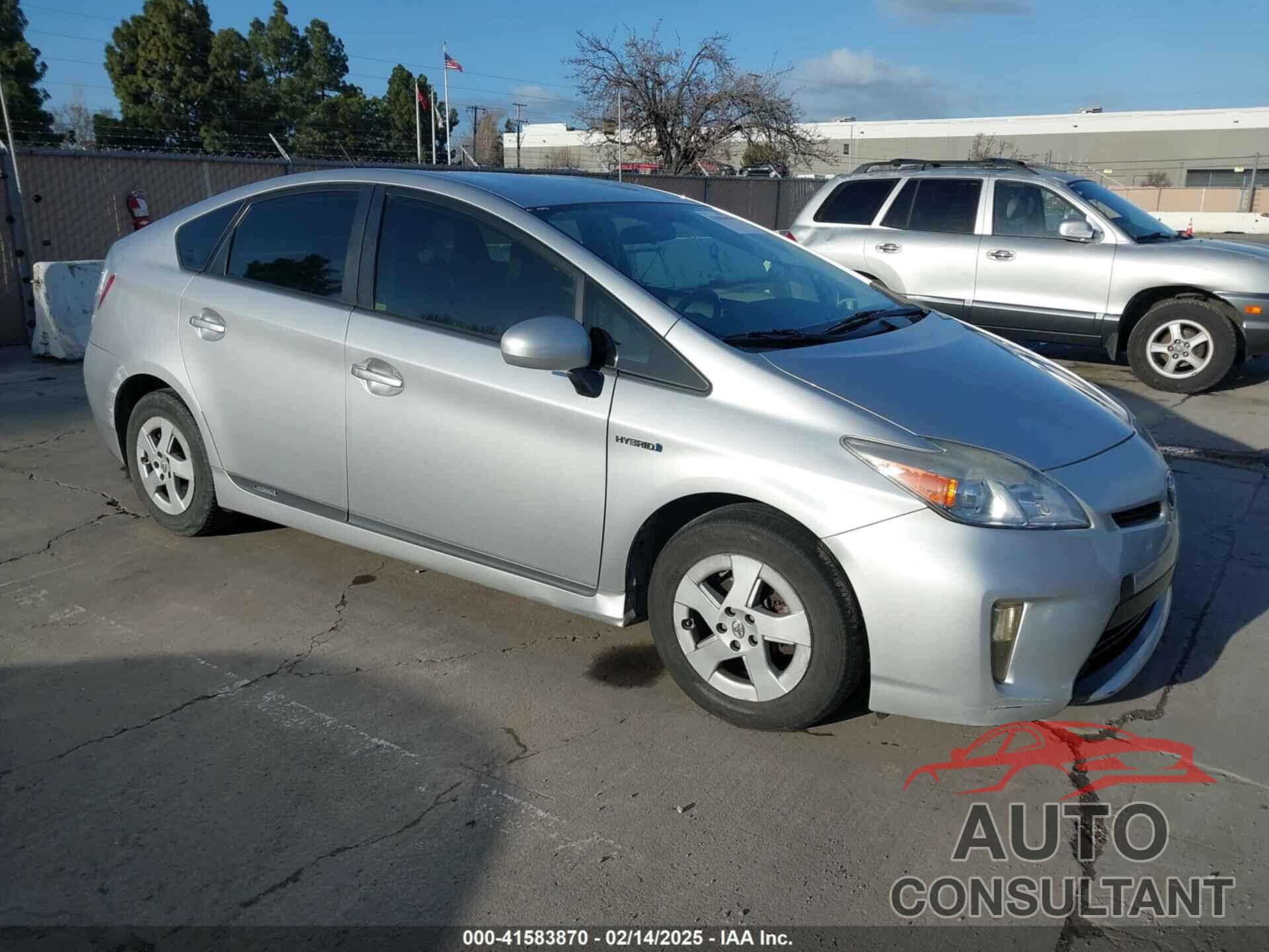 TOYOTA PRIUS 2011 - JTDKN3DU8B5349731