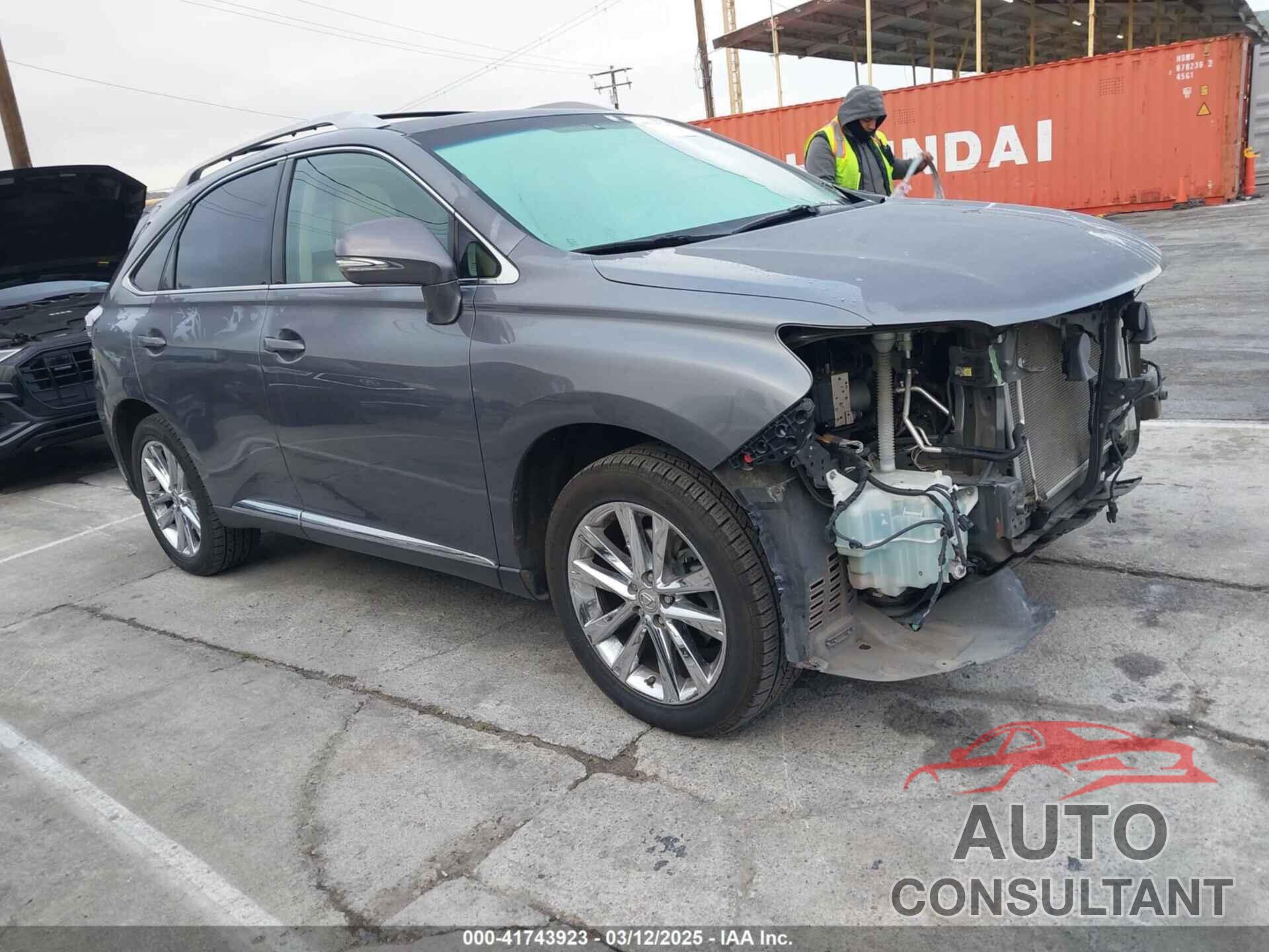 LEXUS RX 350 2013 - 2T2ZK1BAXDC095252