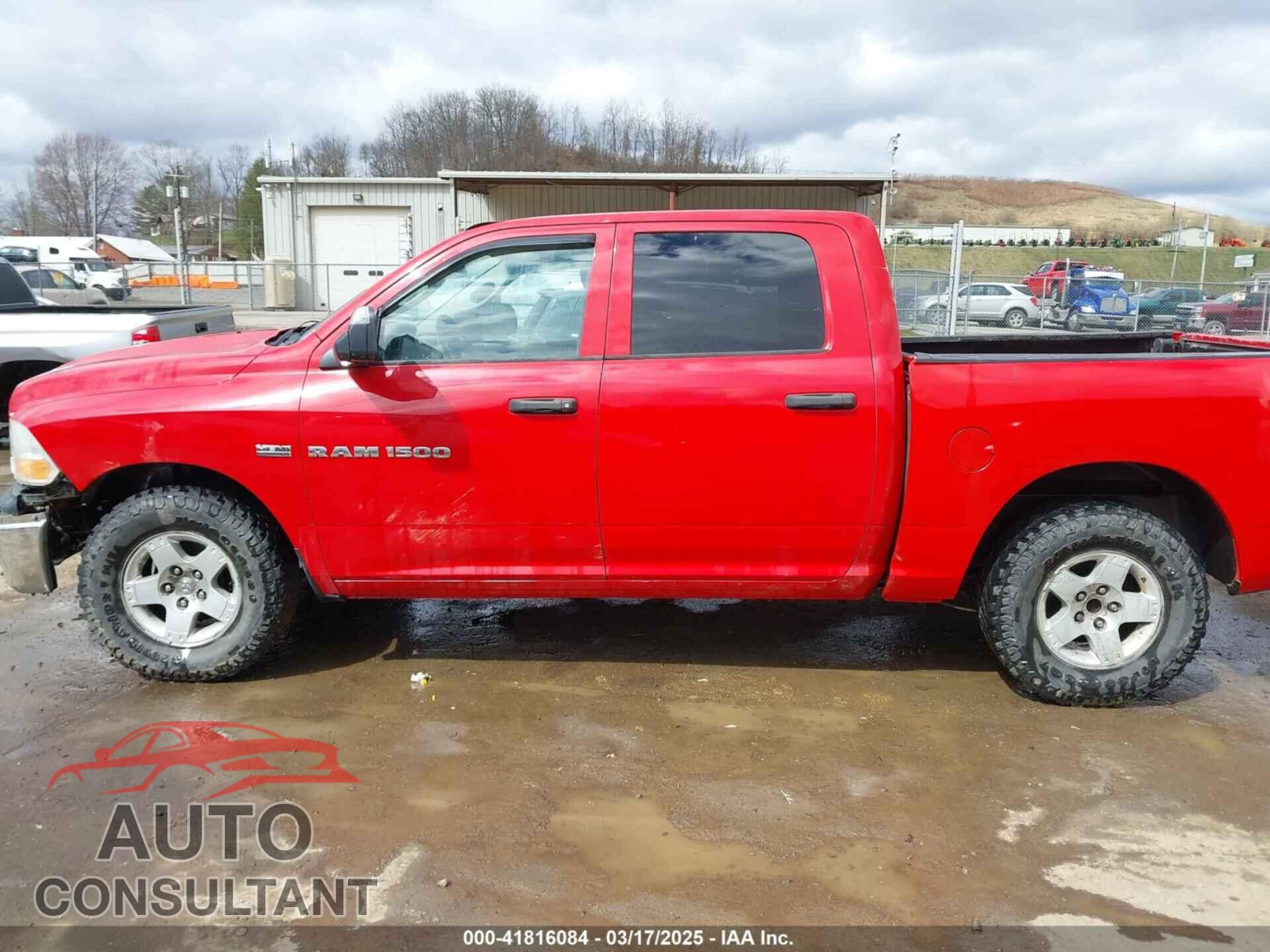 DODGE RAM 1500 2012 - 1C6RD7KT3CS227372