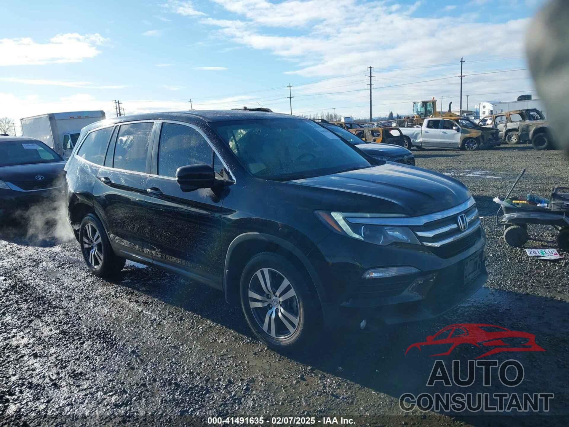 HONDA PILOT 2017 - 5FNYF5H72HB021428