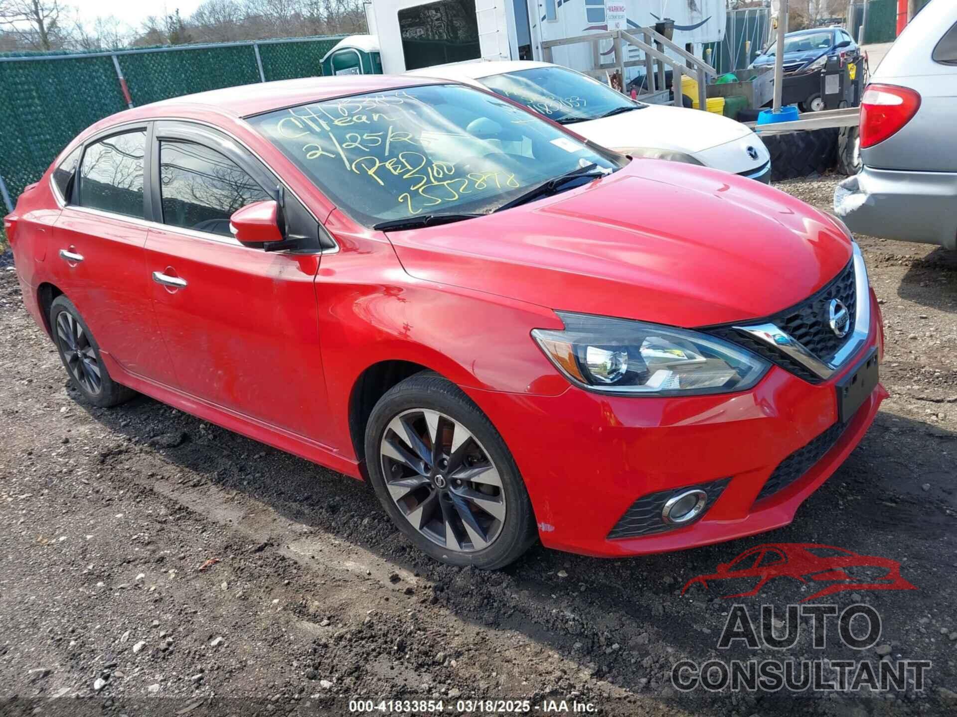 NISSAN SENTRA 2016 - 3N1AB7AP7GY262636