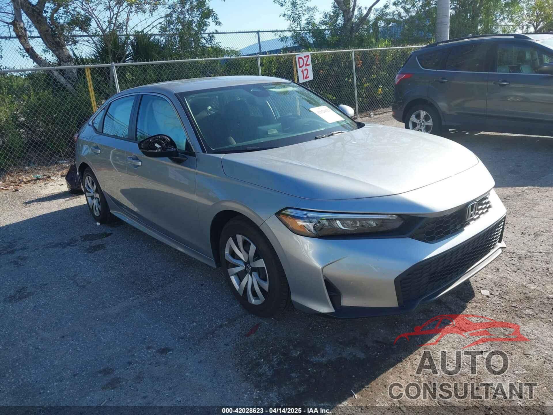 HONDA CIVIC 2025 - 2HGFE2F20SH520456