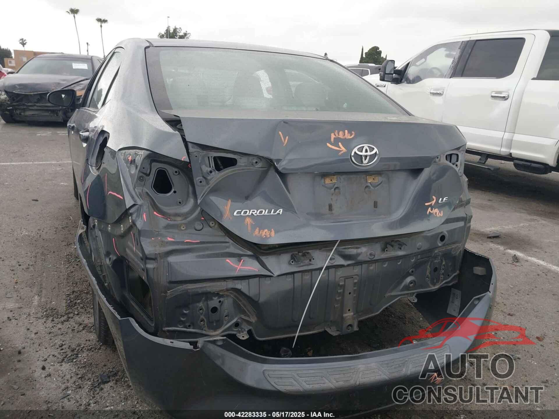 TOYOTA COROLLA 2016 - 5YFBURHE0GP463712