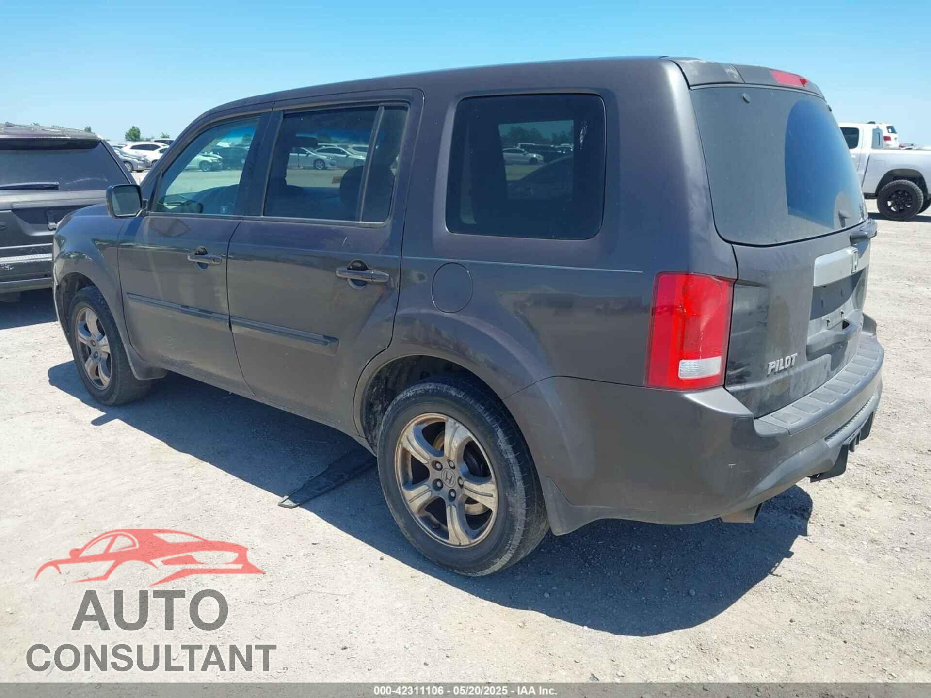 HONDA PILOT 2012 - 5FNYF3H4XCB011992