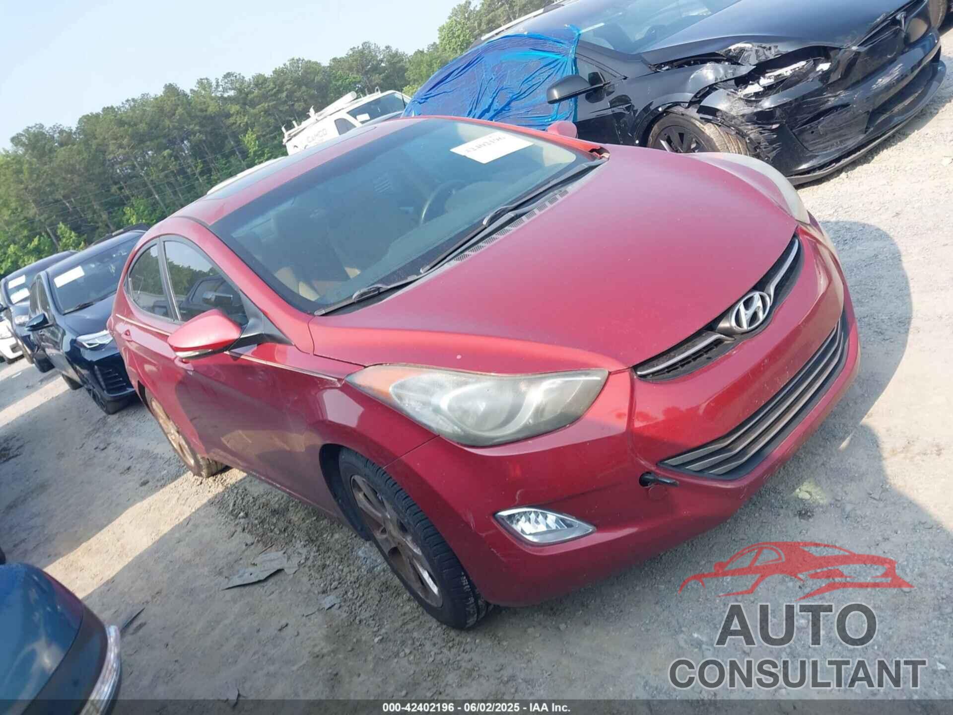 HYUNDAI ELANTRA 2011 - KMHDH4AE2BU168855