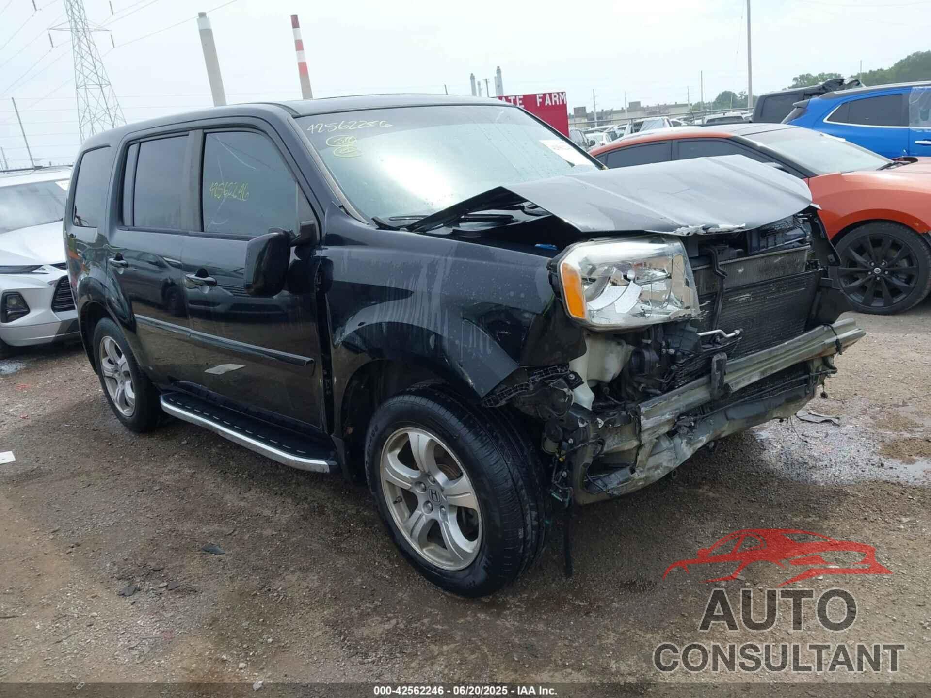 HONDA PILOT 2012 - 5FNYF4H59CB085158