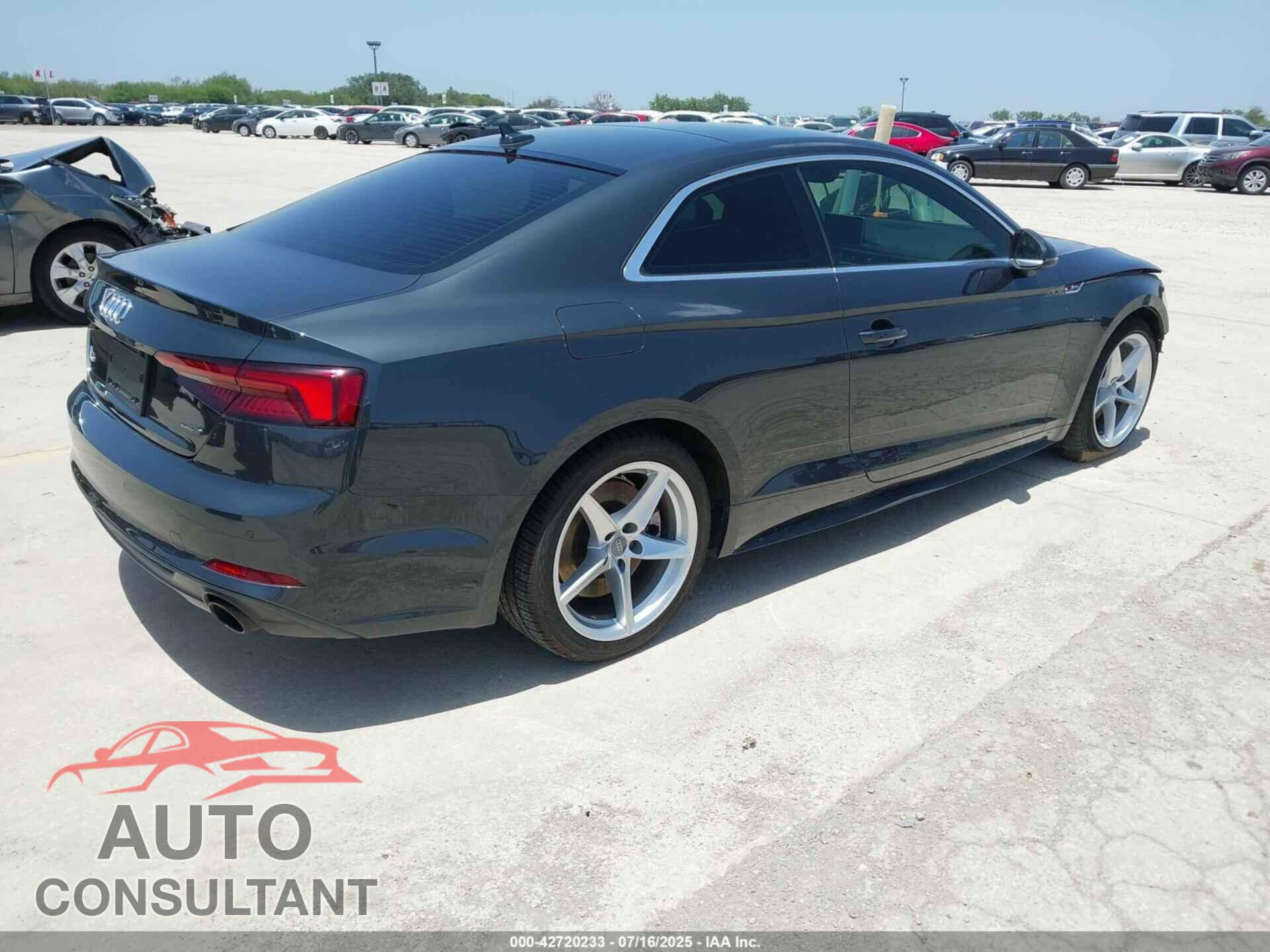 AUDI A5 2019 - WAUTNAF54KA008216