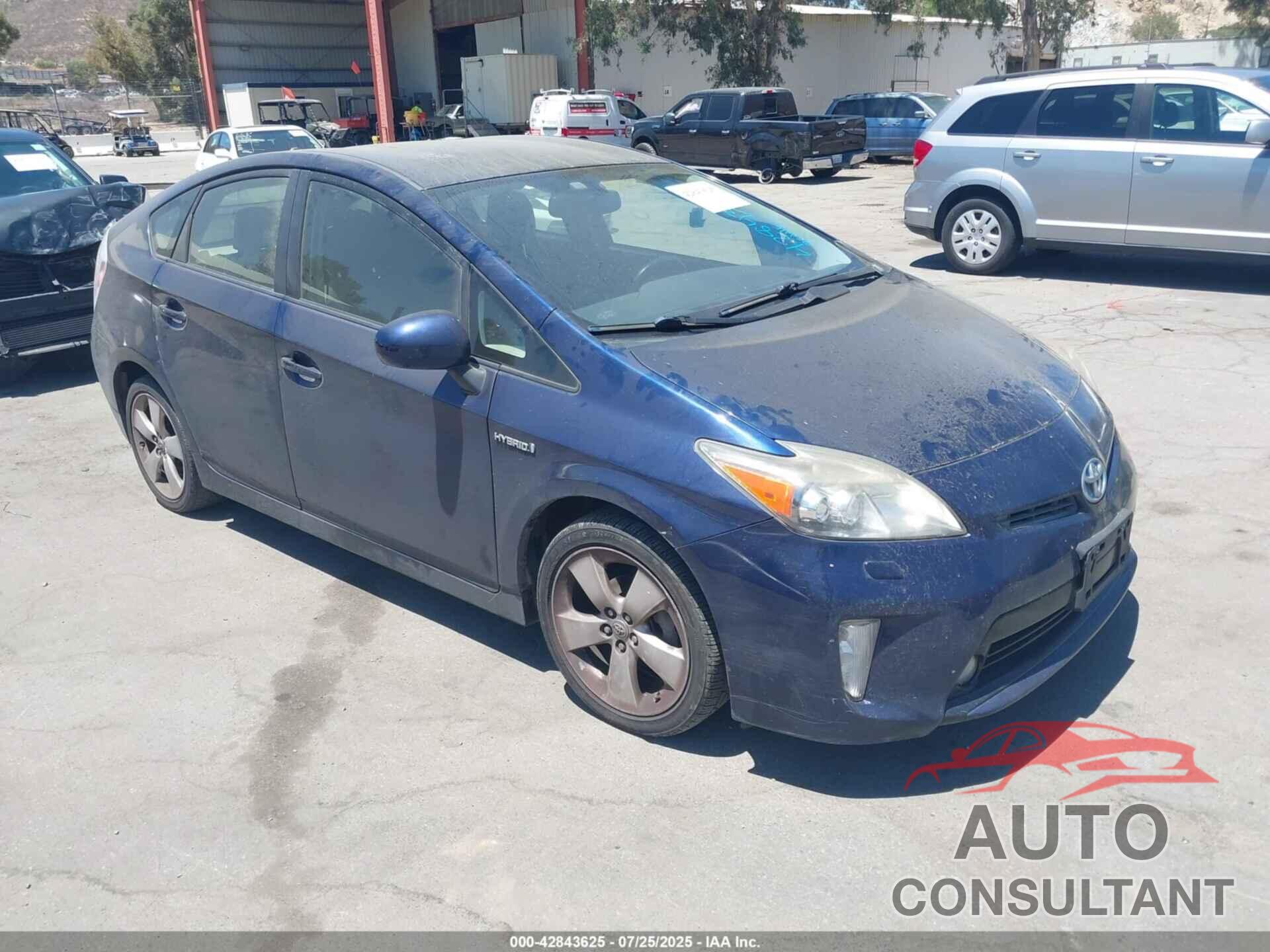 TOYOTA PRIUS 2013 - JTDKN3DU7D1668614