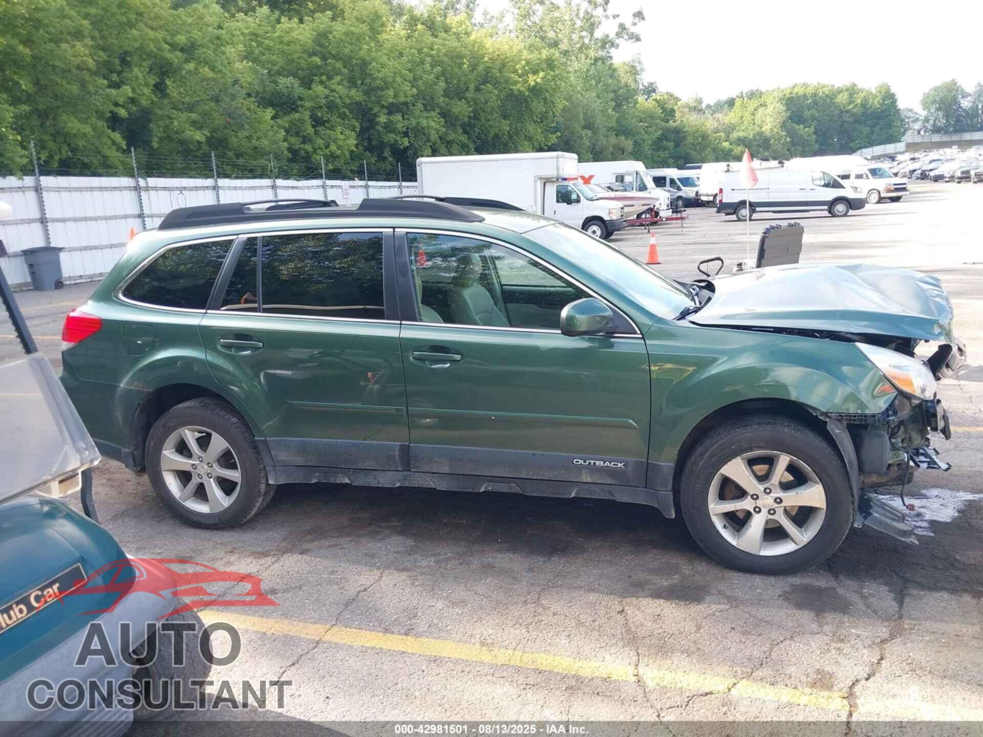 SUBARU OUTBACK 2014 - 4S4BRBLC4E3252612
