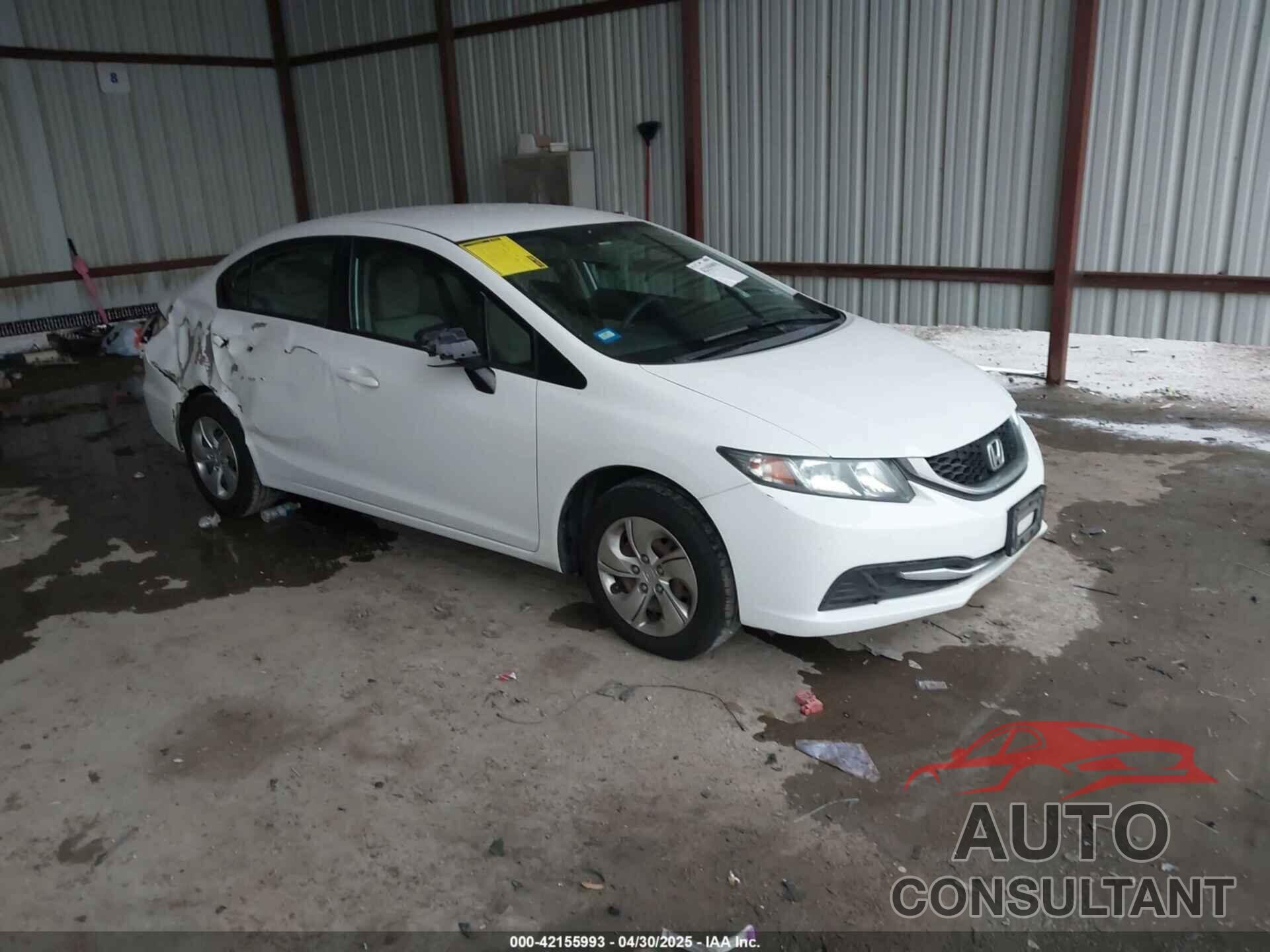 HONDA CIVIC 2013 - 2HGFB2F51DH522058
