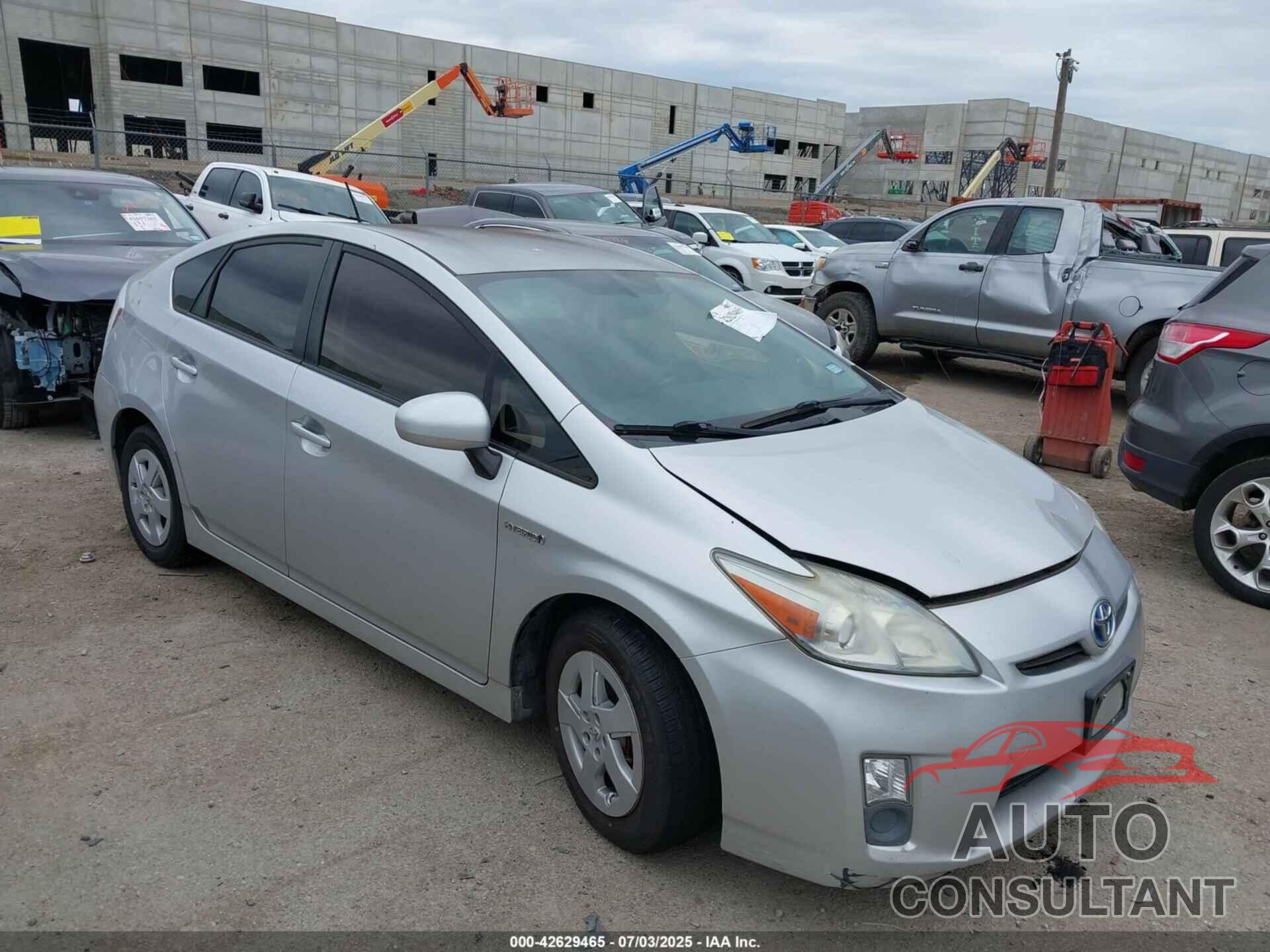 TOYOTA PRIUS 2011 - JTDKN3DU7B5343239