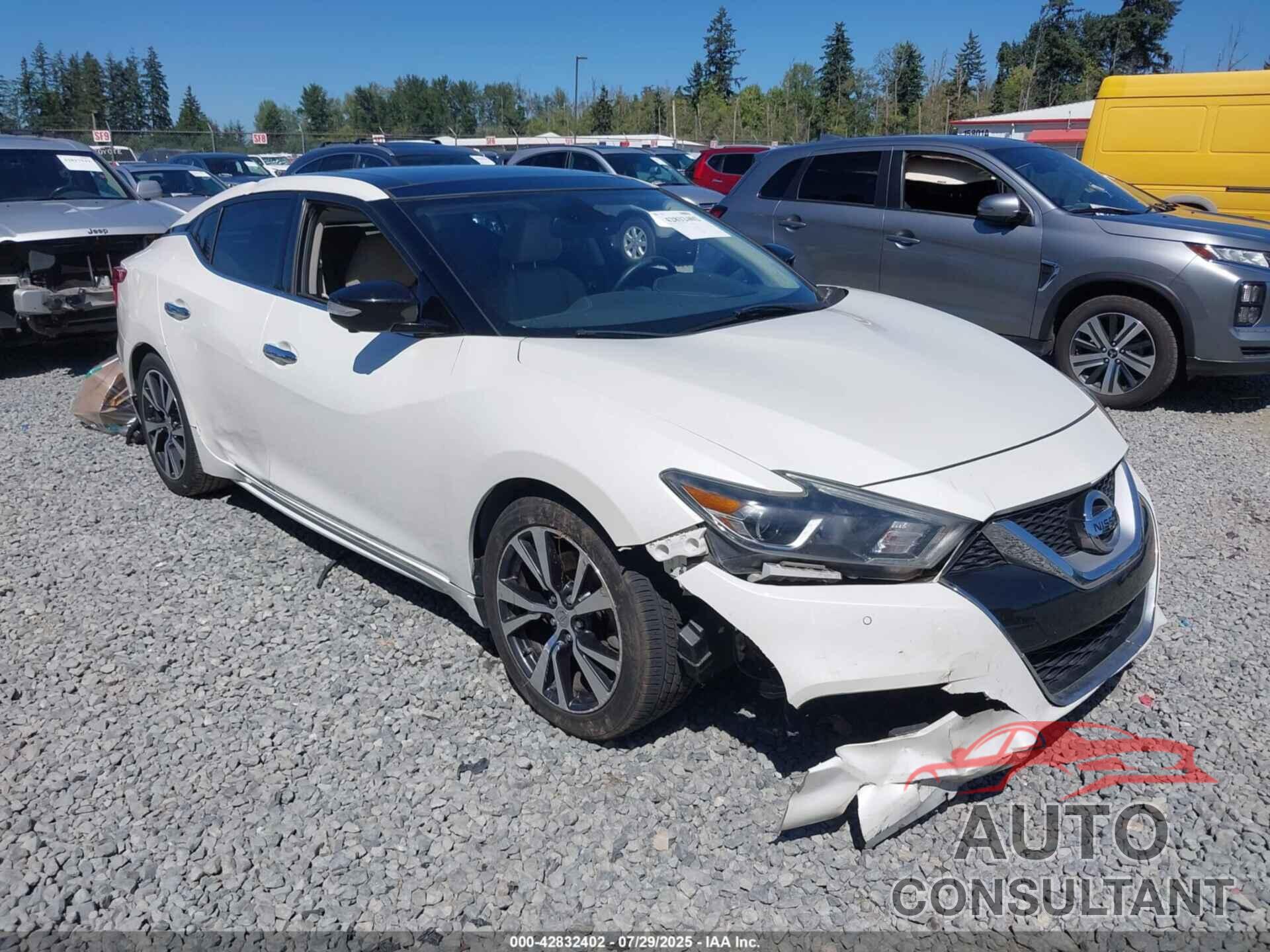 NISSAN MAXIMA 2017 - 1N4AA6AP3HC380662