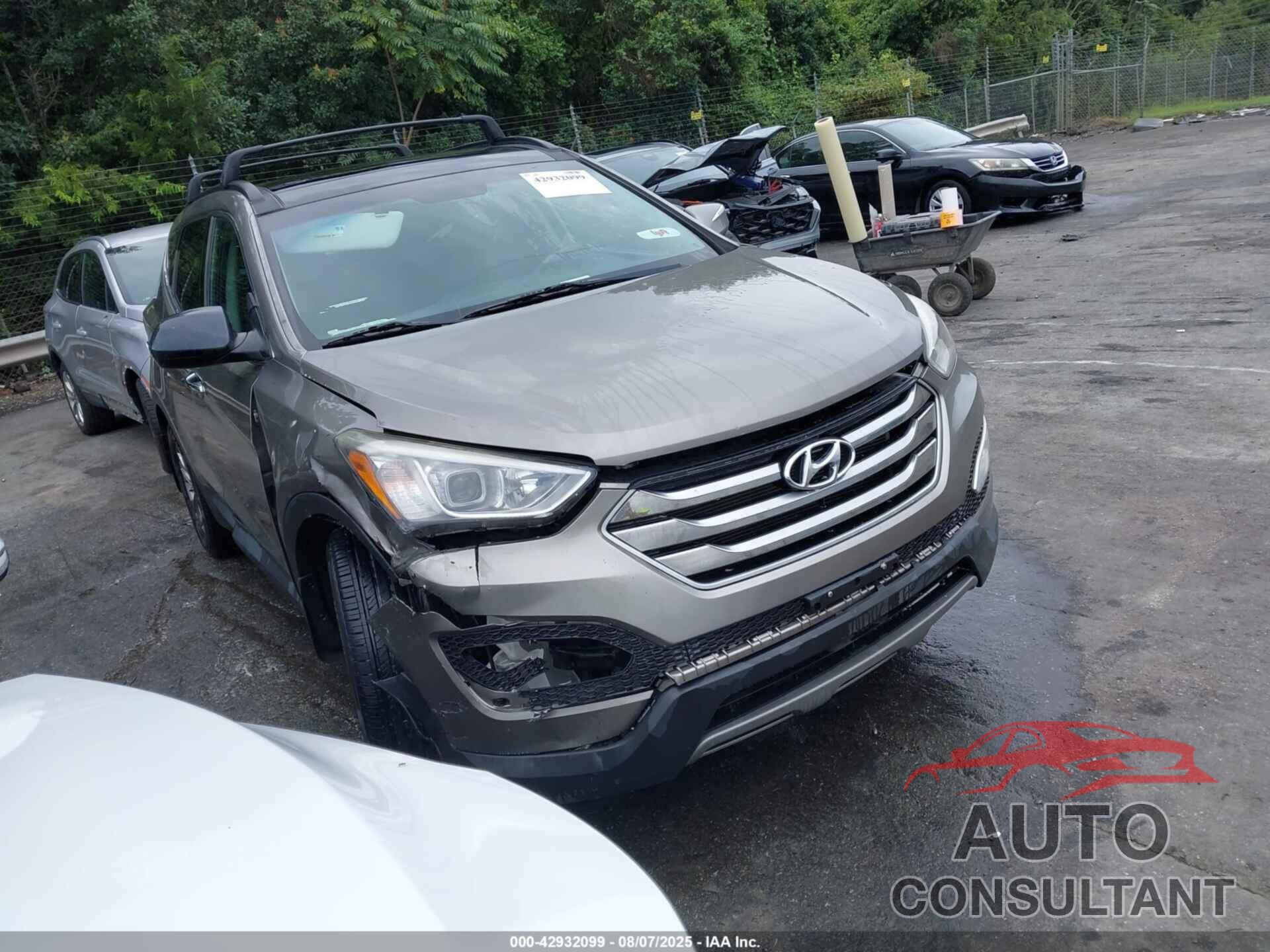 HYUNDAI SANTA FE SPORT 2015 - 5XYZUDLBXFG255449