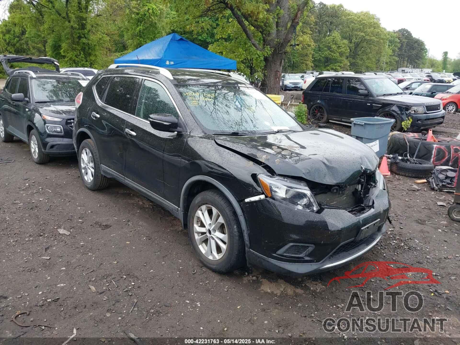 NISSAN ROGUE 2015 - KNMAT2MV3FP589932
