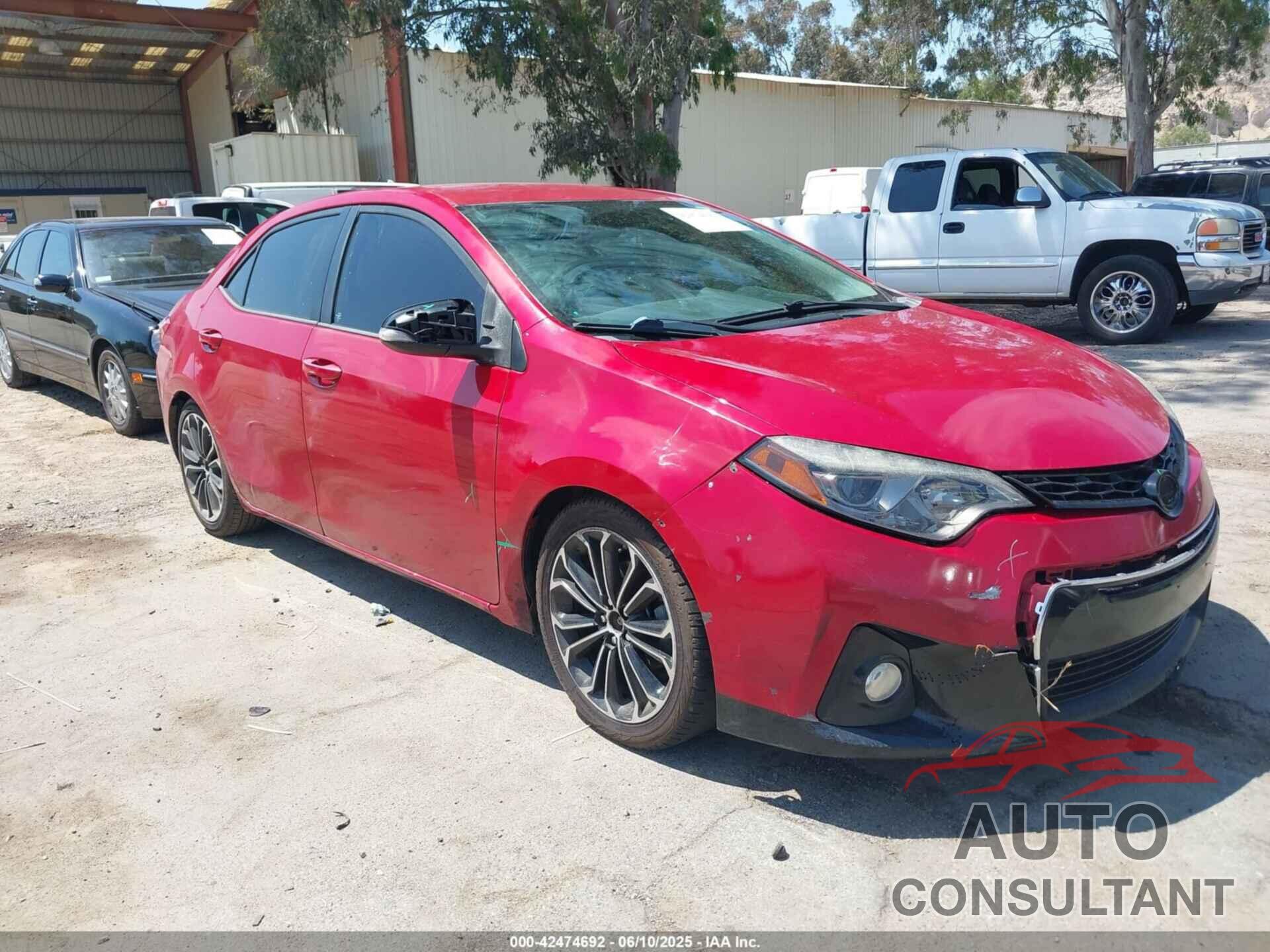 TOYOTA COROLLA 2016 - 5YFBURHEXGP563669