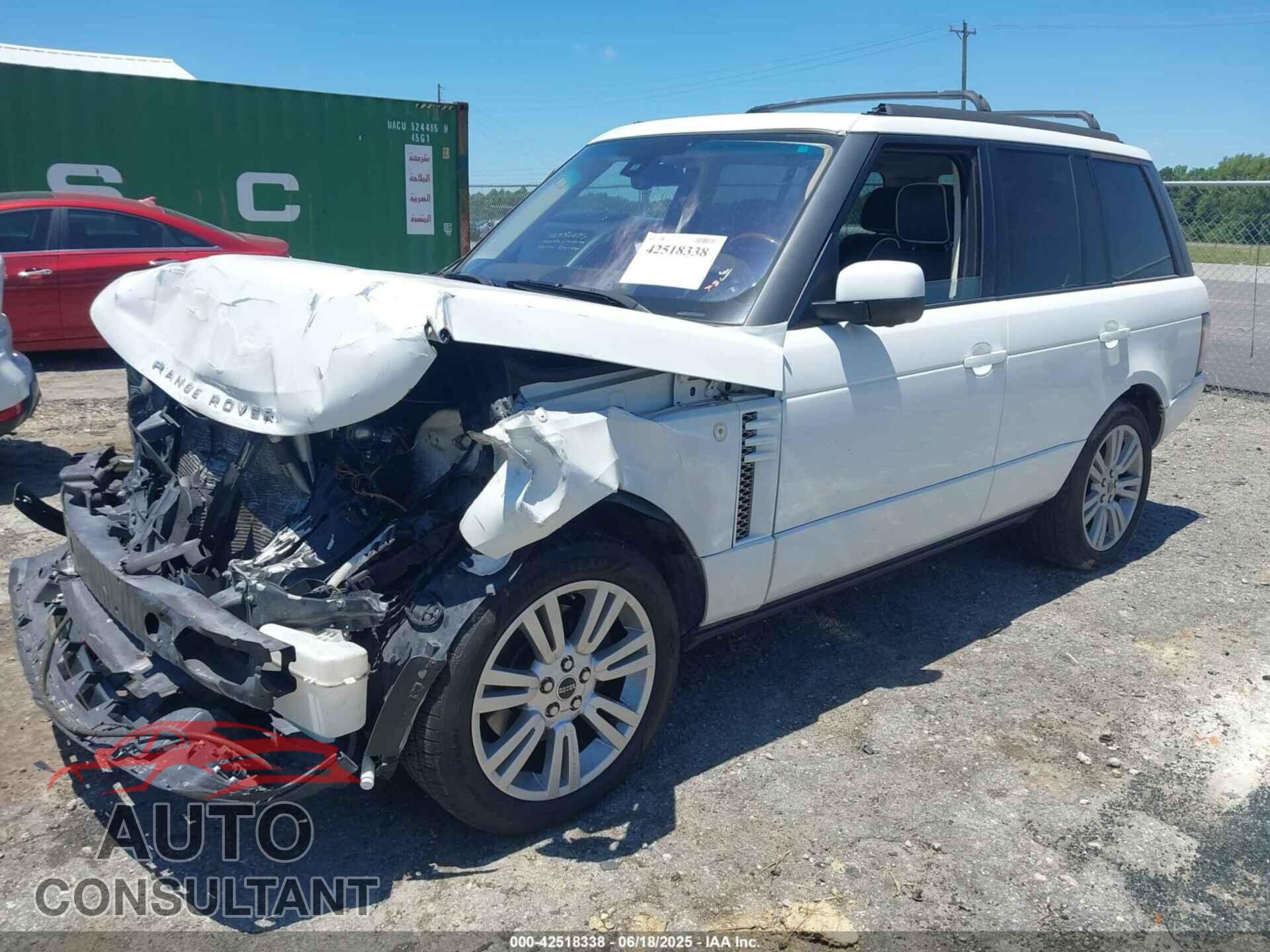LAND ROVER RANGE ROVER 2012 - SALMF1D40CA385960