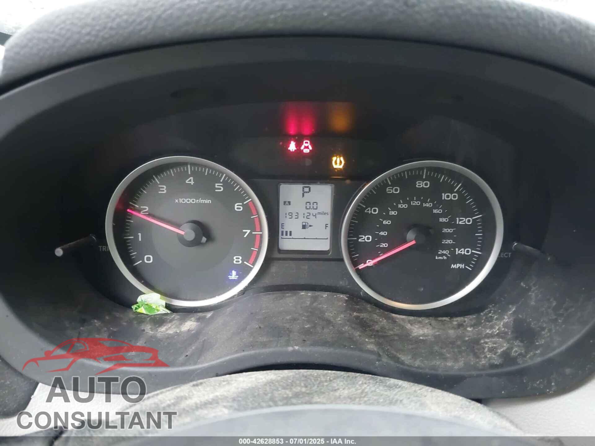 SUBARU FORESTER 2015 - JF2SJADC8FH823402