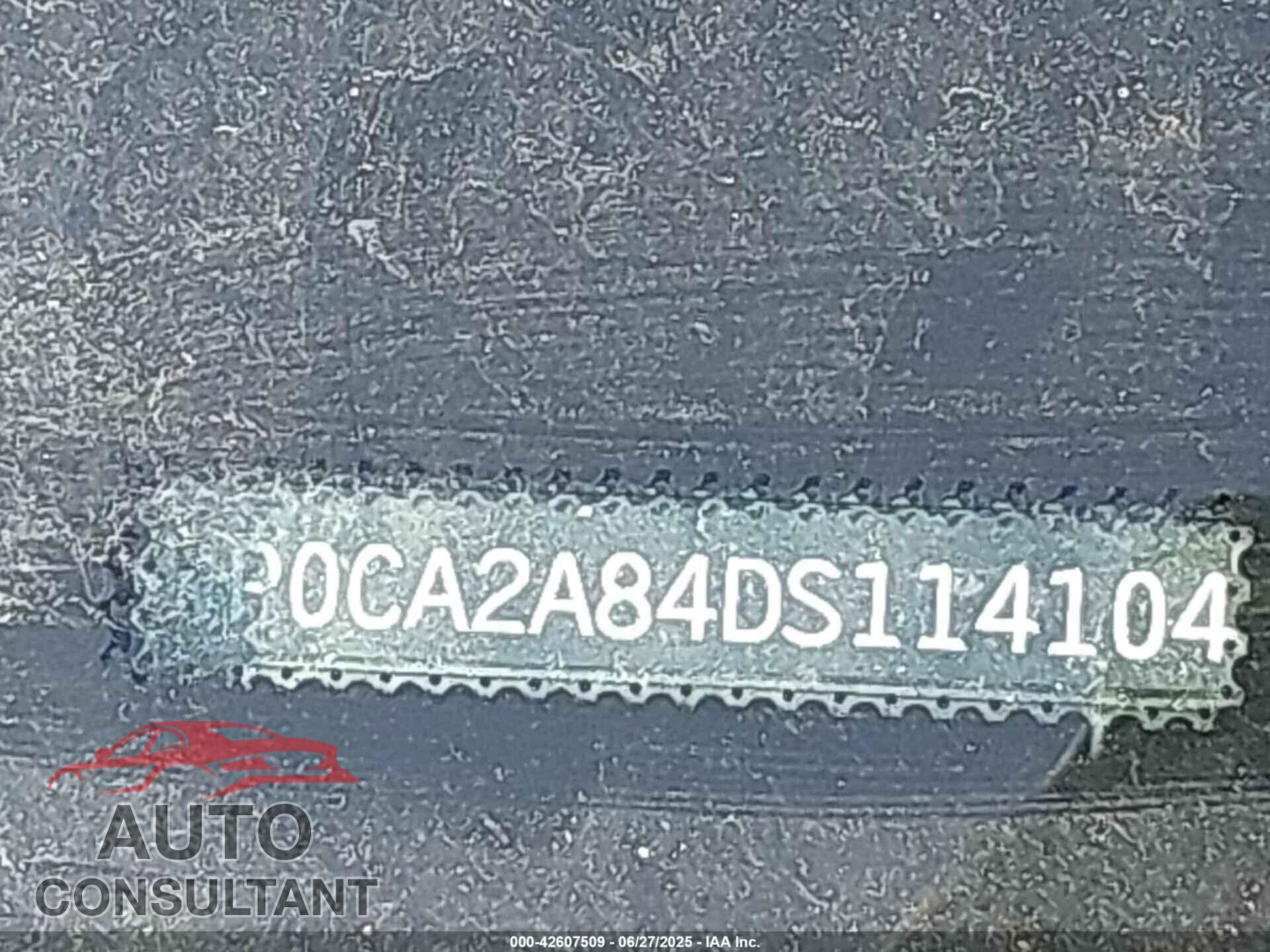 PORSCHE BOXSTER 2013 - WP0CA2A84DS114104