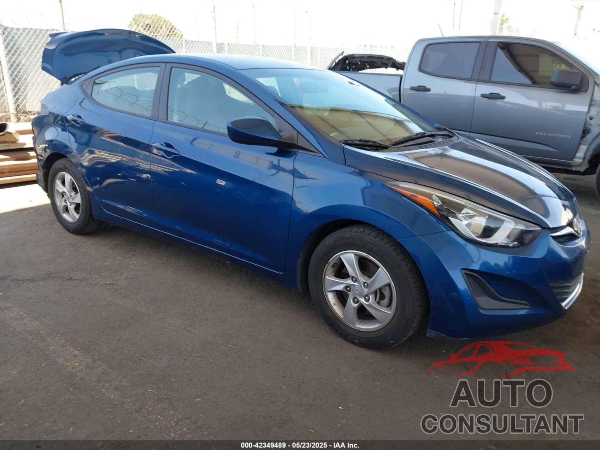 HYUNDAI ELANTRA 2014 - KMHDH4AE5EU203280