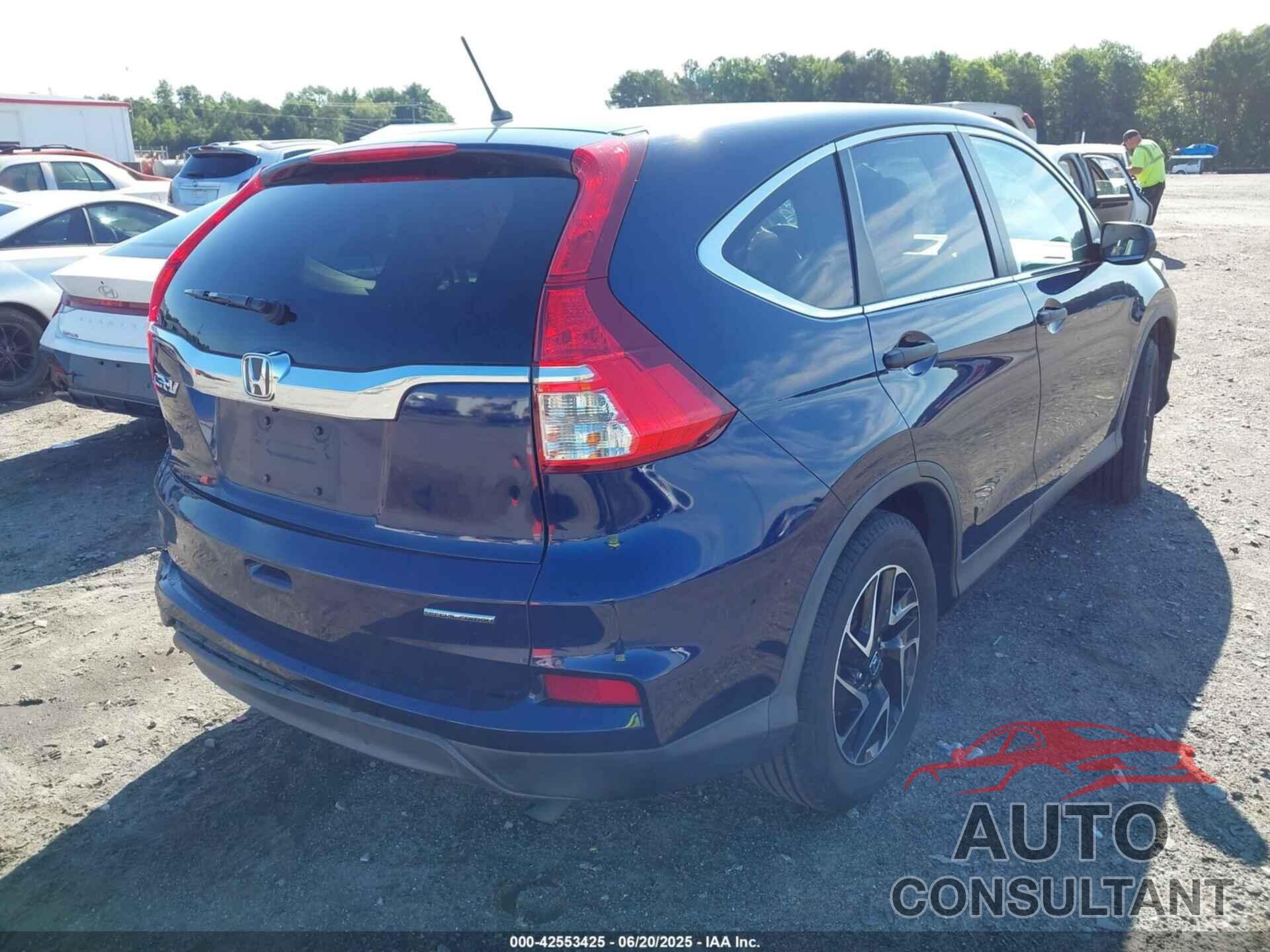 HONDA CR-V 2016 - 5J6RM3H45GL025354