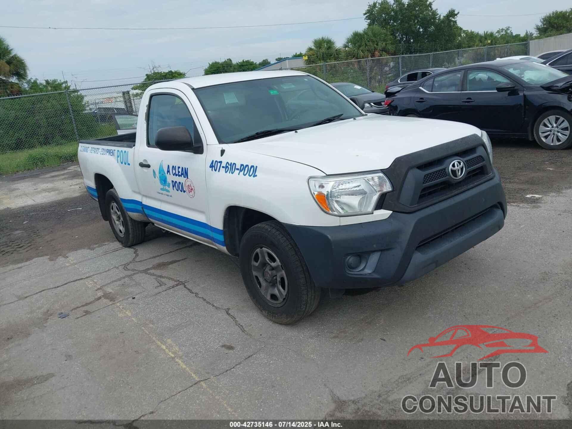 TOYOTA TACOMA 2012 - 5TFNX4CN8CX011159