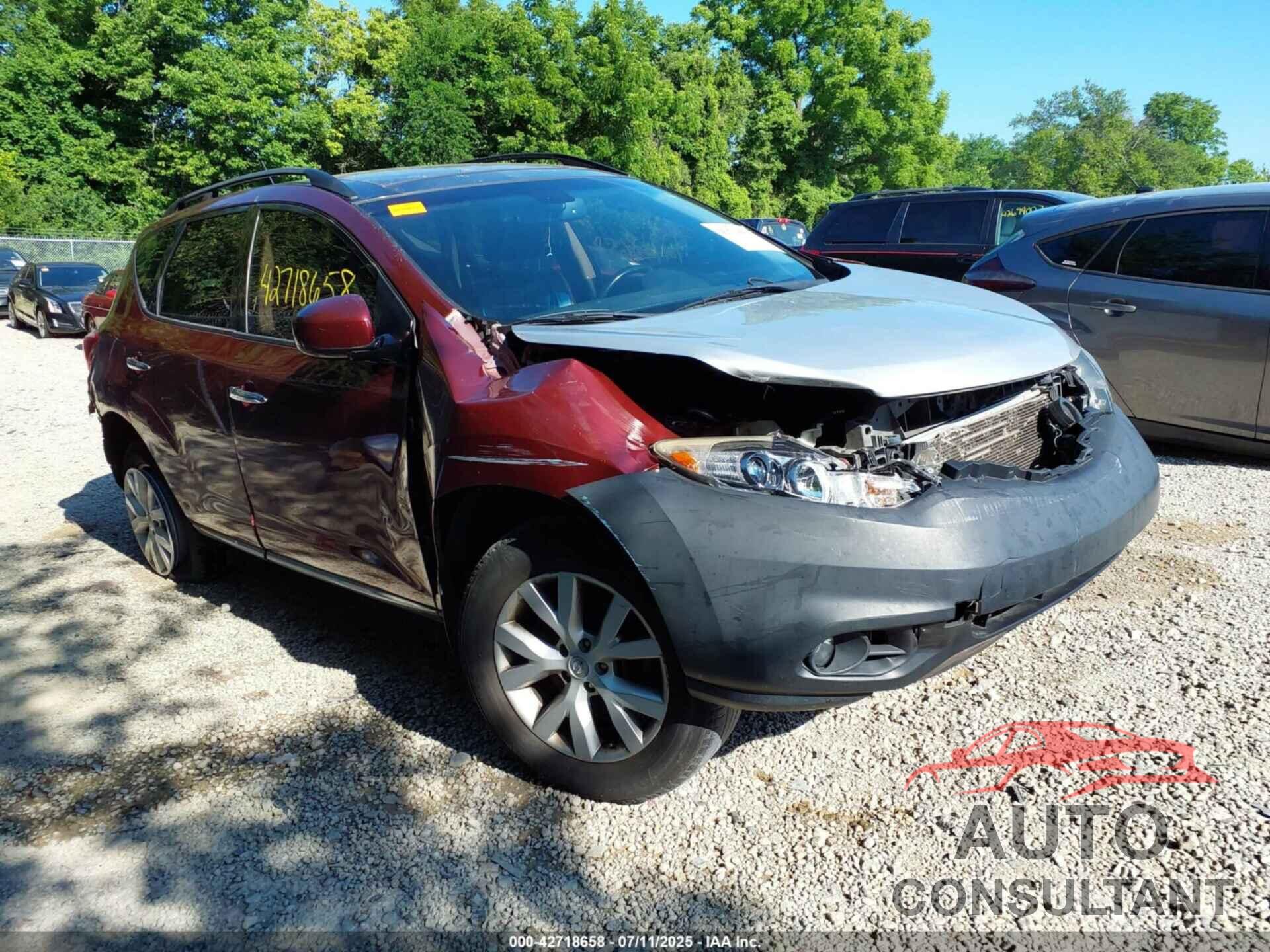 NISSAN MURANO 2011 - JN8AZ1MU5BW060115