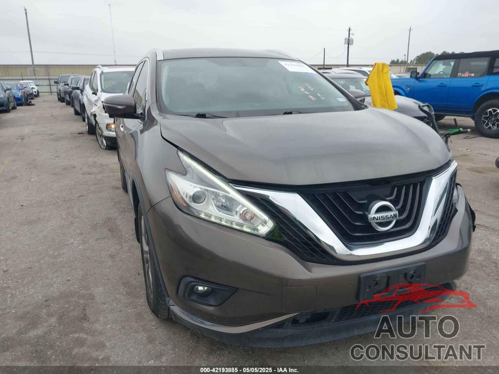 NISSAN MURANO 2015 - 5N1AZ2MG6FN218044